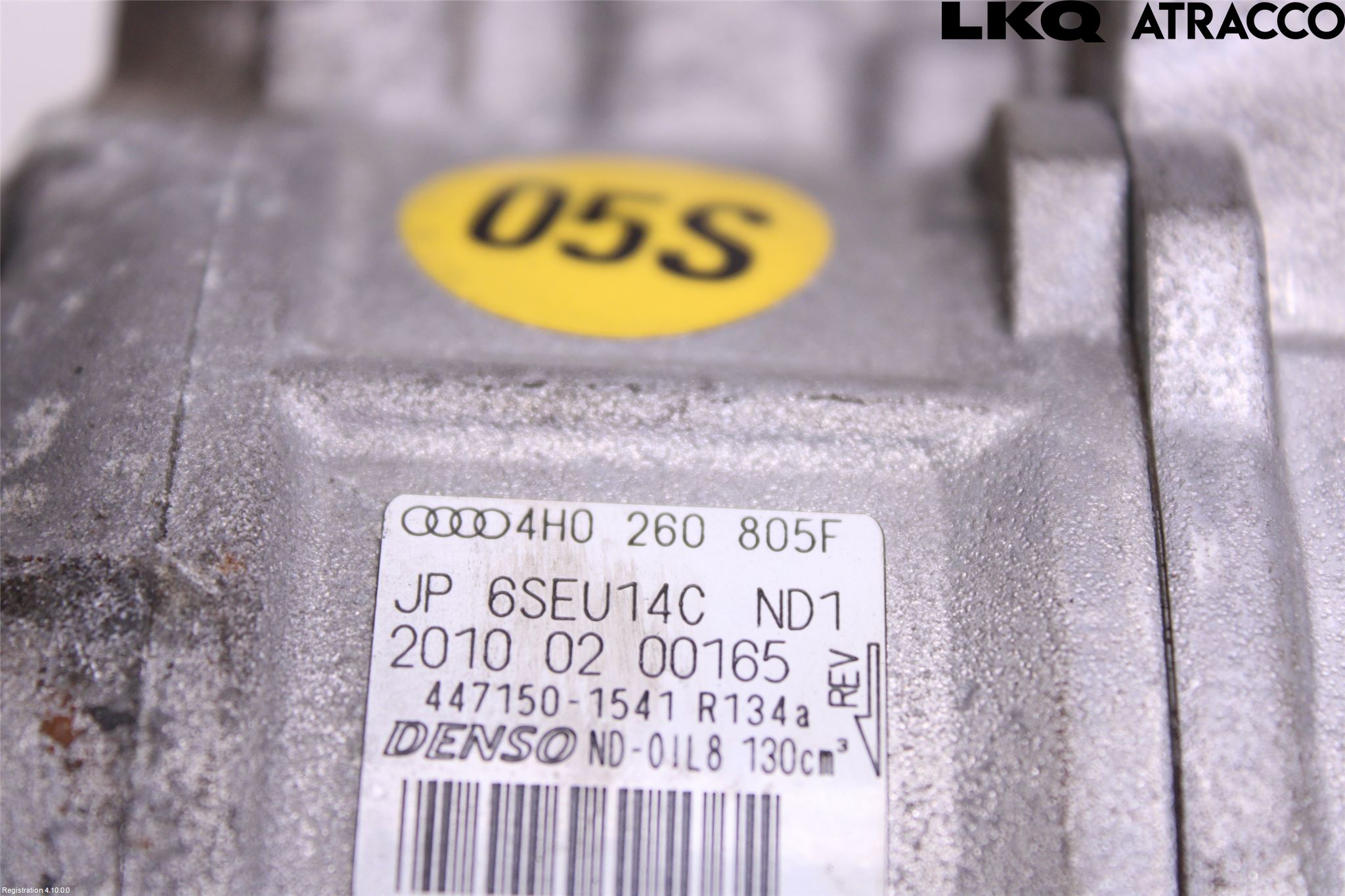 Audi A8/S8 4H 10-17 Varme Ac Kompressor