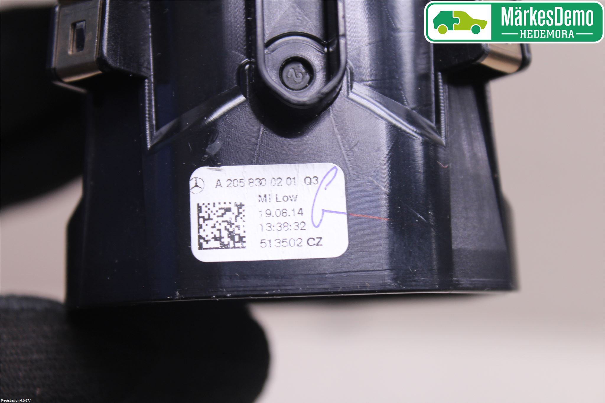 Mercedes-Benz MB C-KLASS (W205) 14-21 Dashbord Kanal - Dyse