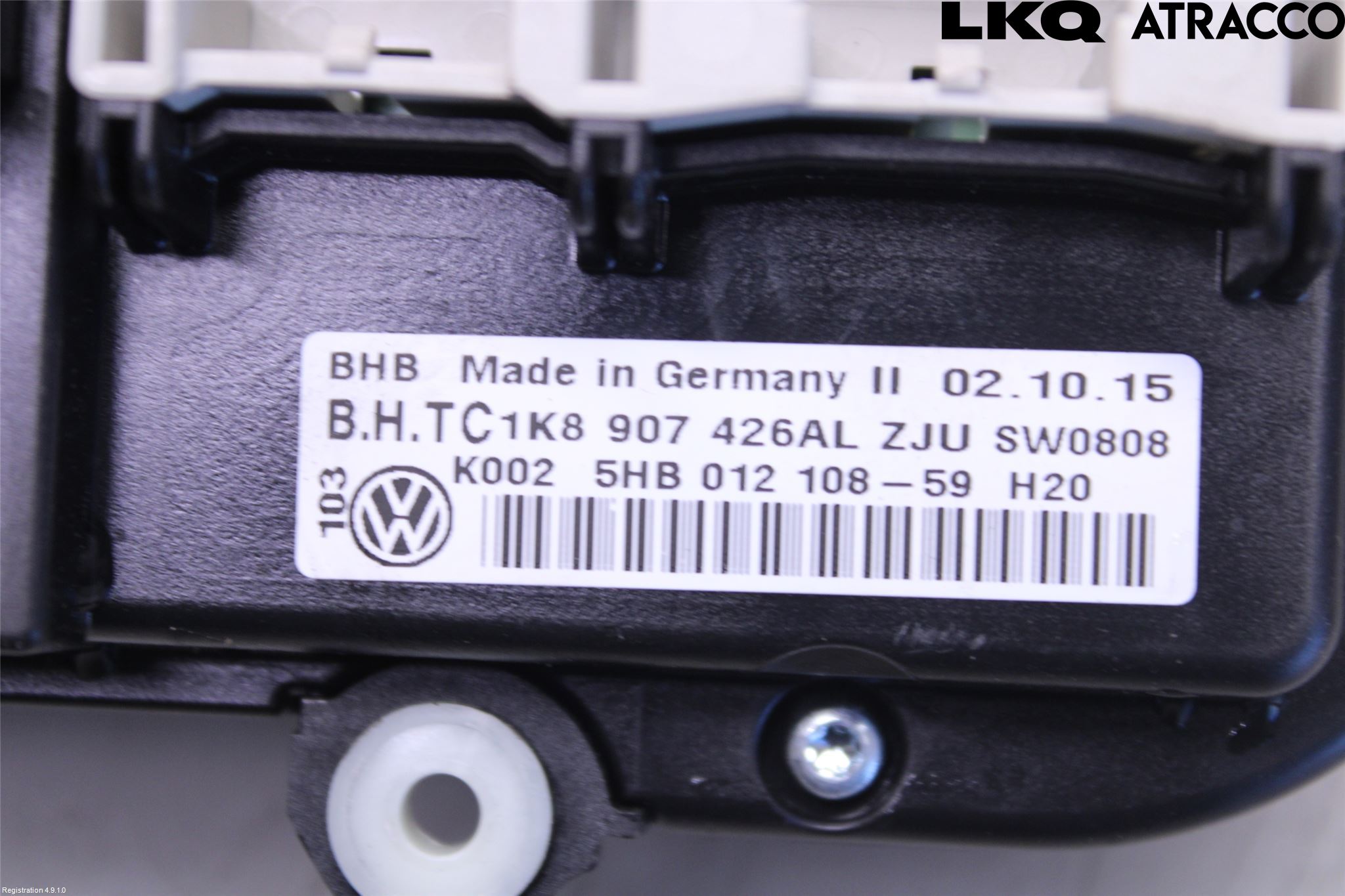 Volkswagen VW CADDY 16-20 Varme Ac Betjening-Display
