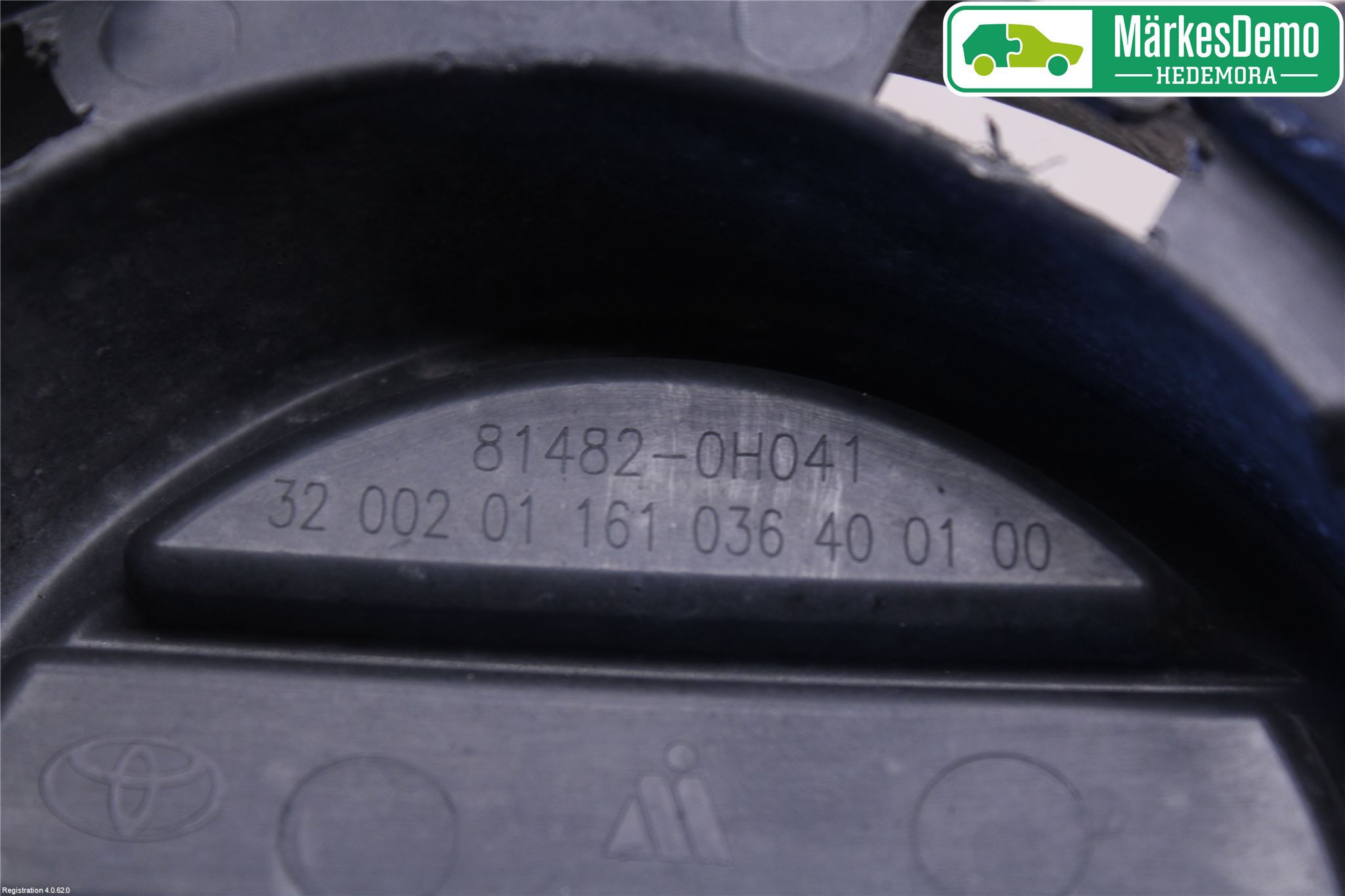 Toyota AYGO 06-14 Frontlykt Kurve-Tåkelys Ramme