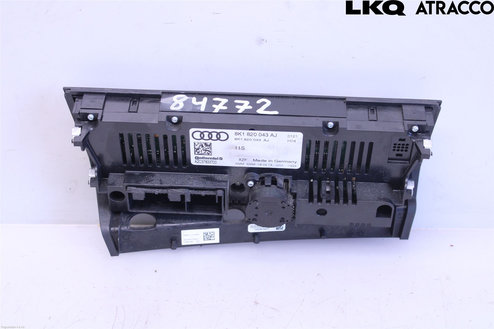 Audi A4 12-15 Varme Ac Betjening-Display