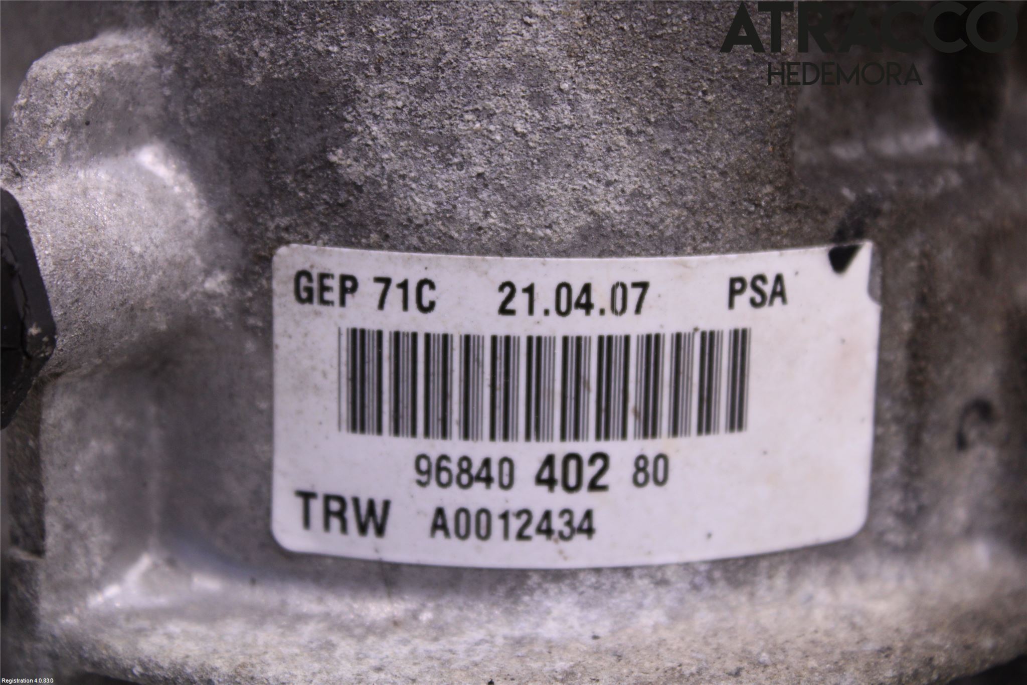 Citroen C4 PICASSO 06-13 Servostyring Eletrisk Pumpe