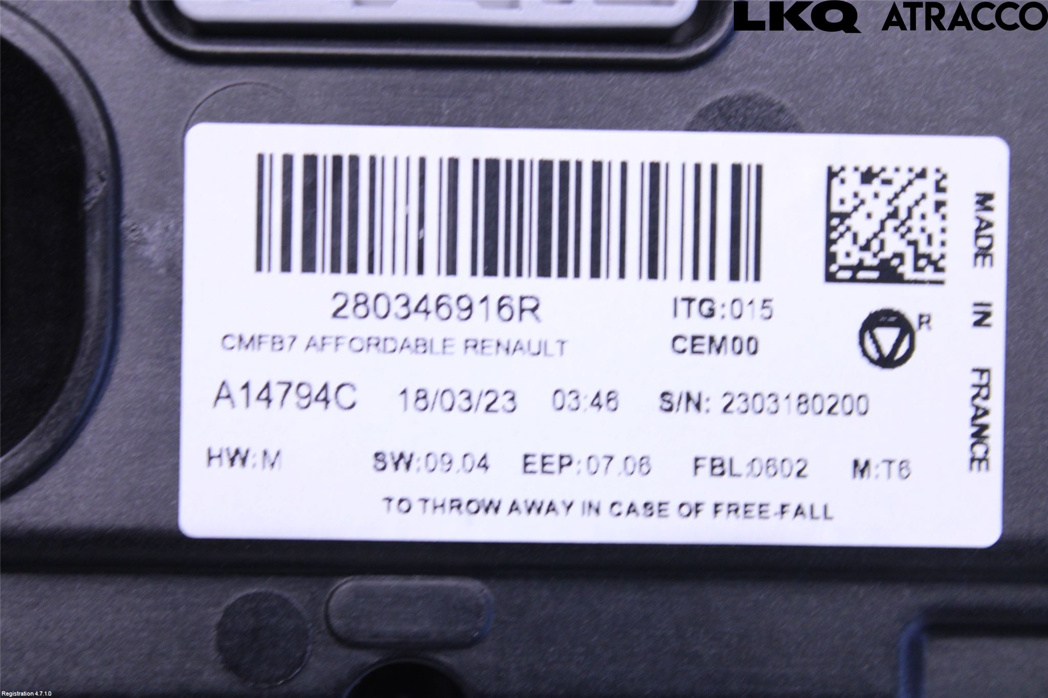 Renault CLIO/E-TECH V 20- Multifunktionsdisplay