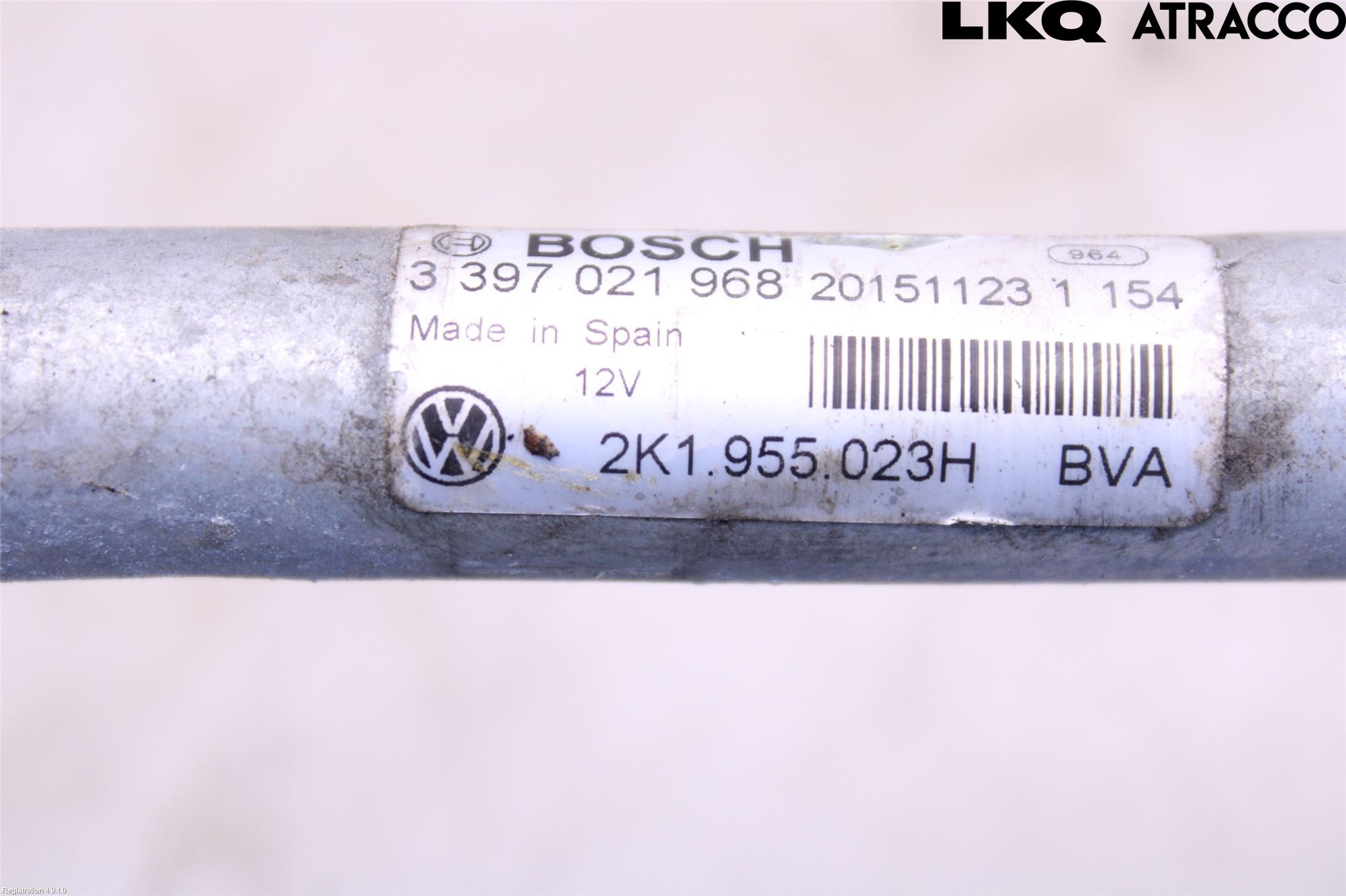 Volkswagen VW CADDY 16-20 Viskeroverføring Frontrute