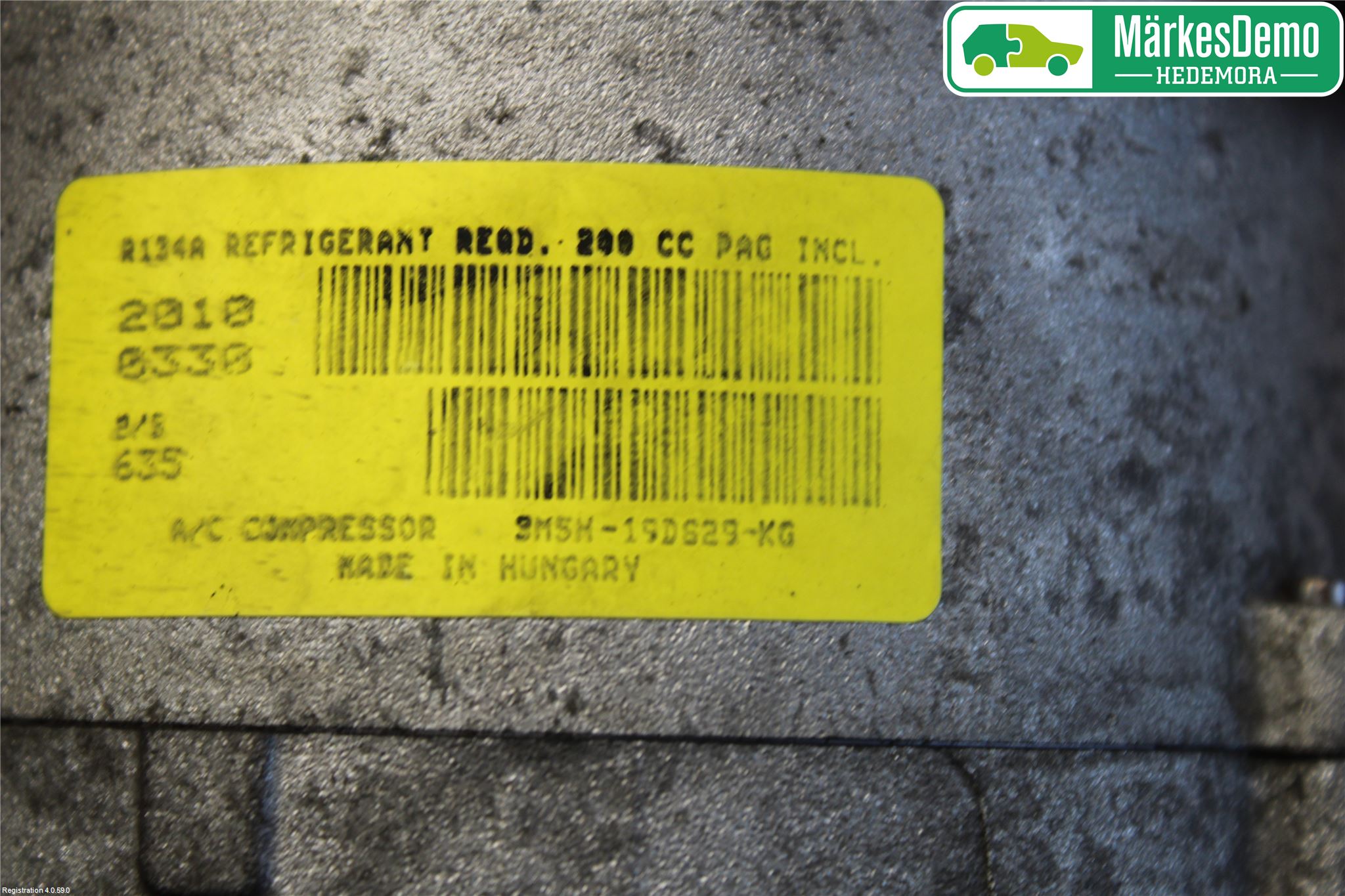 Ford FOCUS 08-11 Varme Ac Kompressor