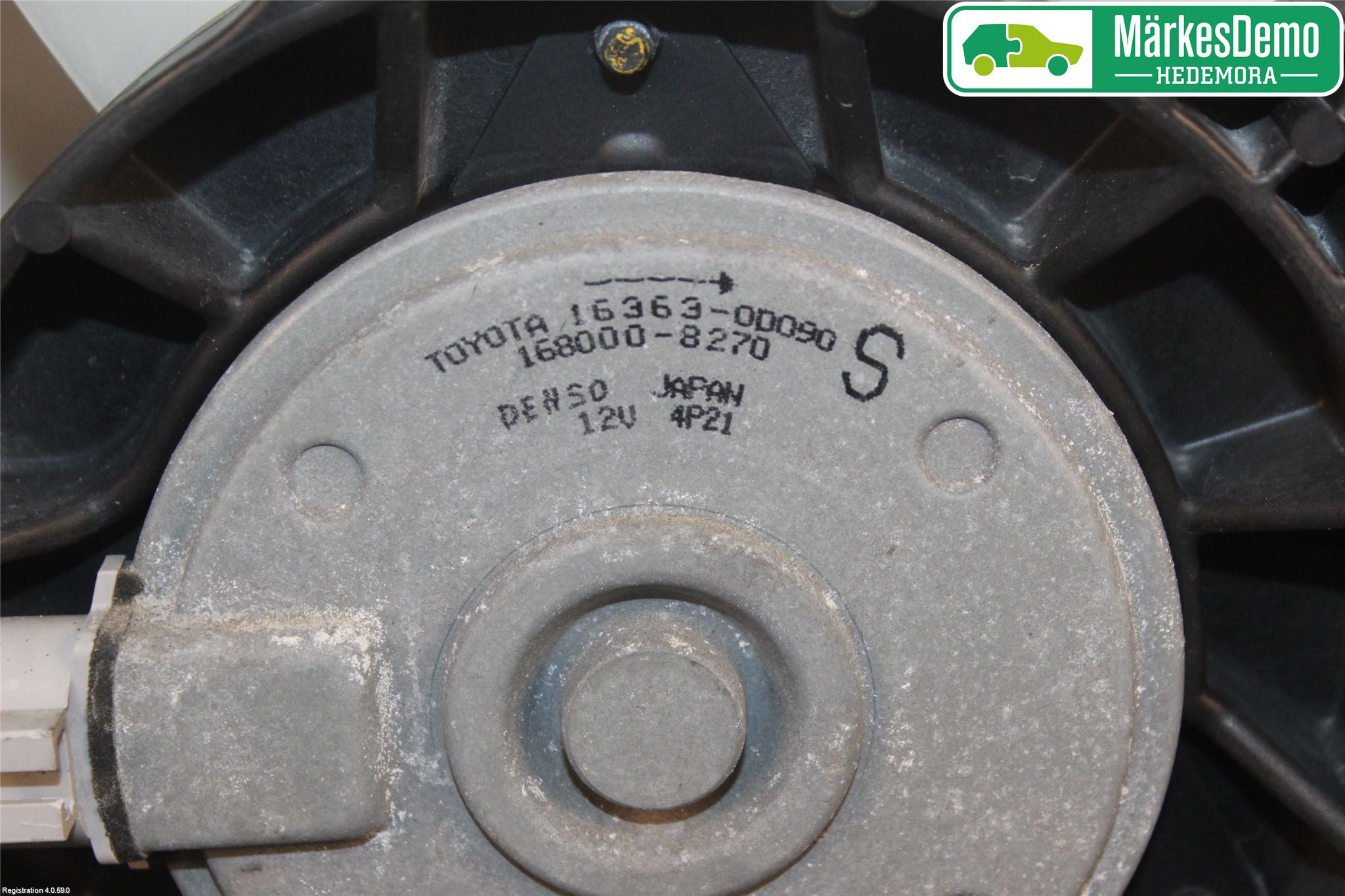 Toyota YARIS XP130 12-14 Kjølevifte Elektrisk