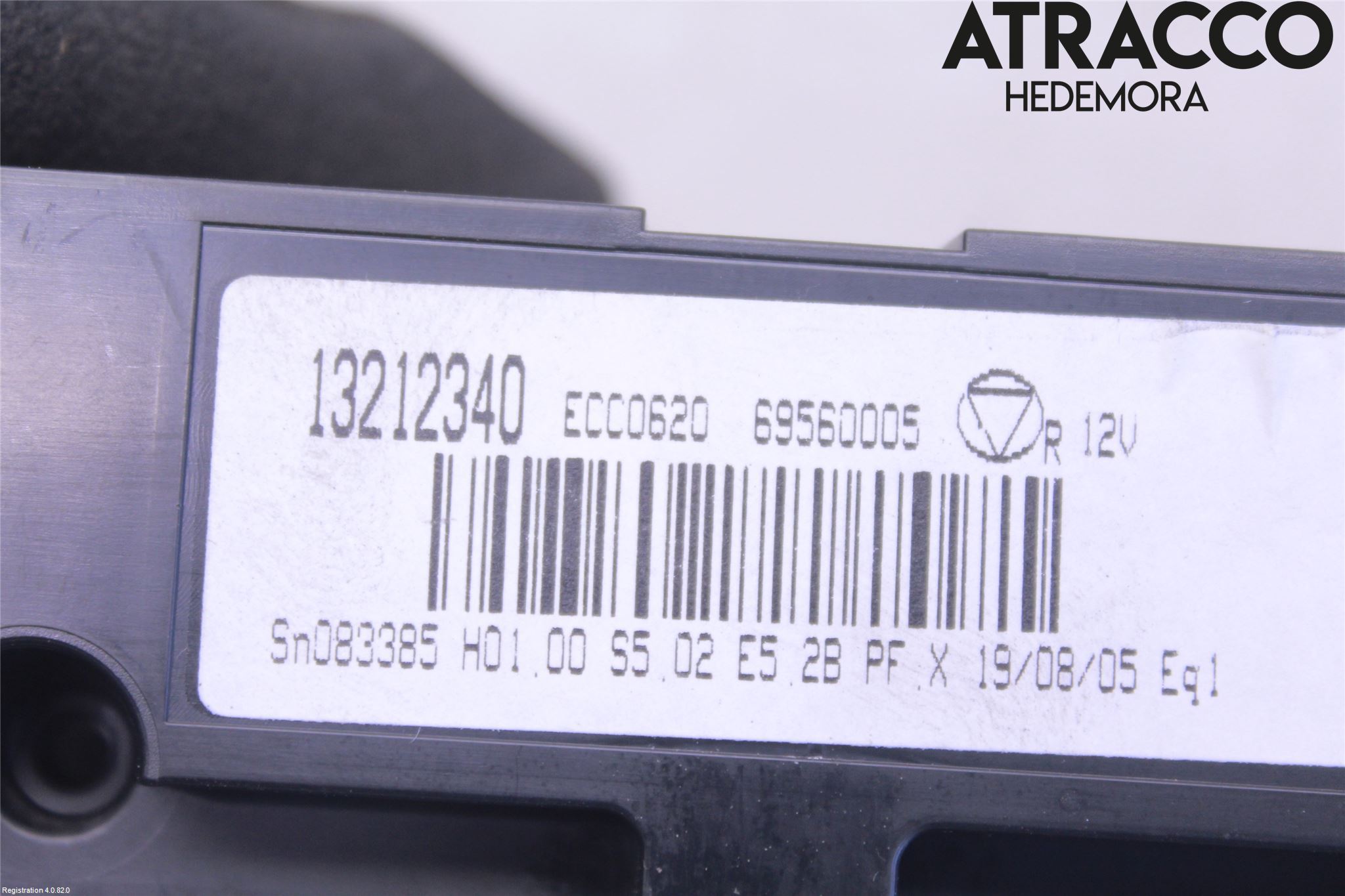 Opel VECTRA C 06-08 Varme Ac Betjening-Display