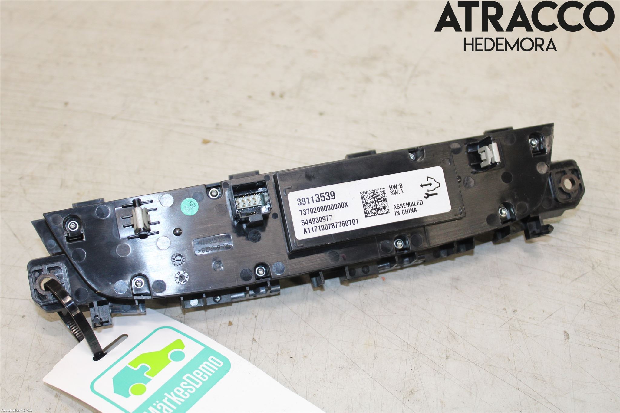 Opel INSIGNIA 17- Varme Ac Betjening-Display