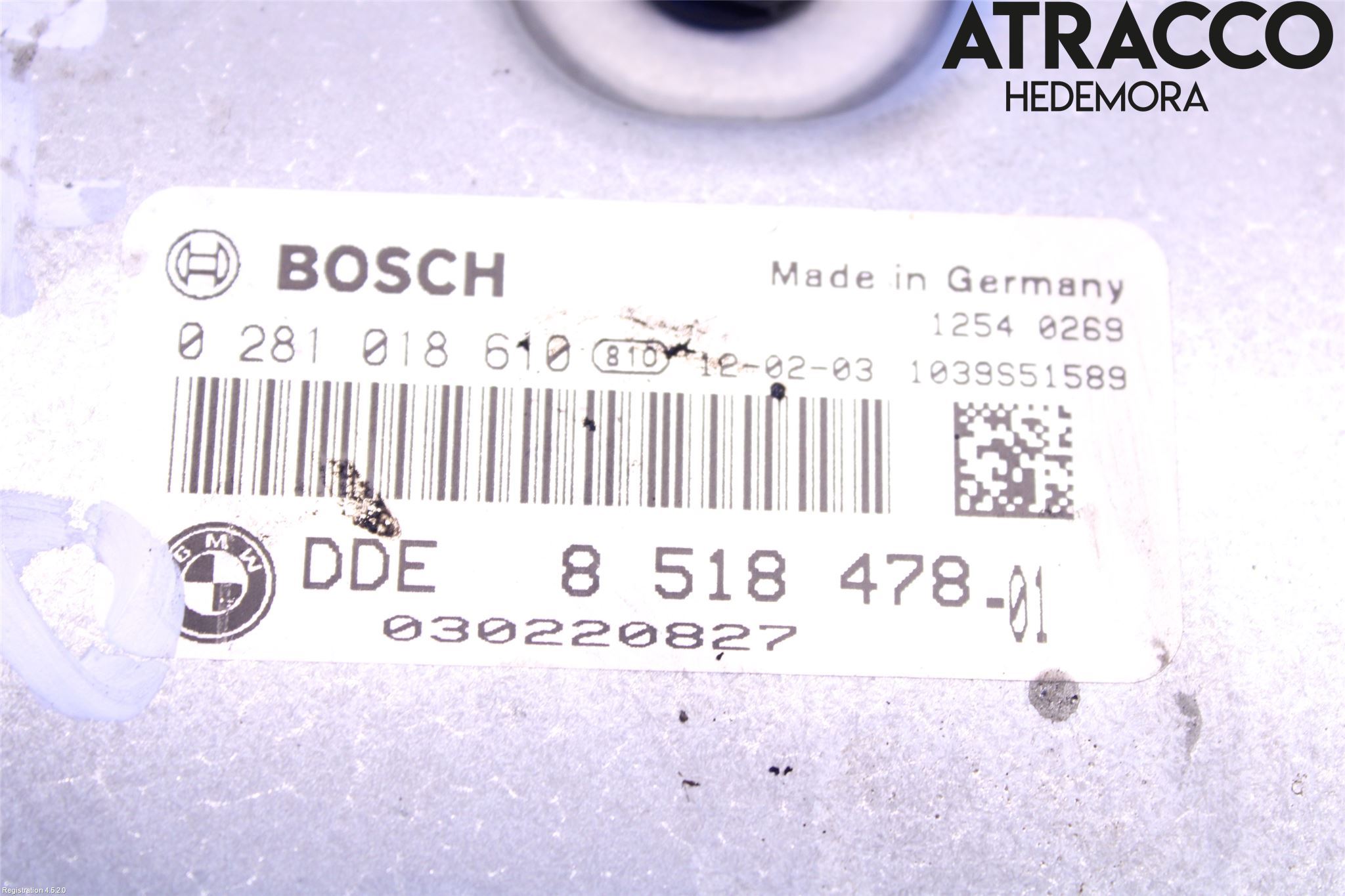 BMW 5 F10/F11/F18 09-17 Styreenhet Dieselpumpe