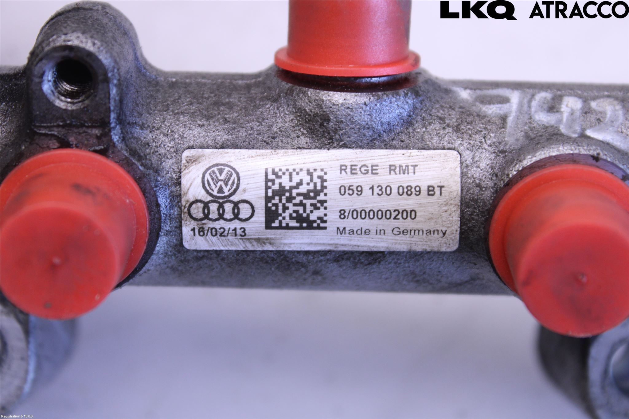 Volkswagen VW TOUAREG 7P 11-18 Inj. Fuelrail