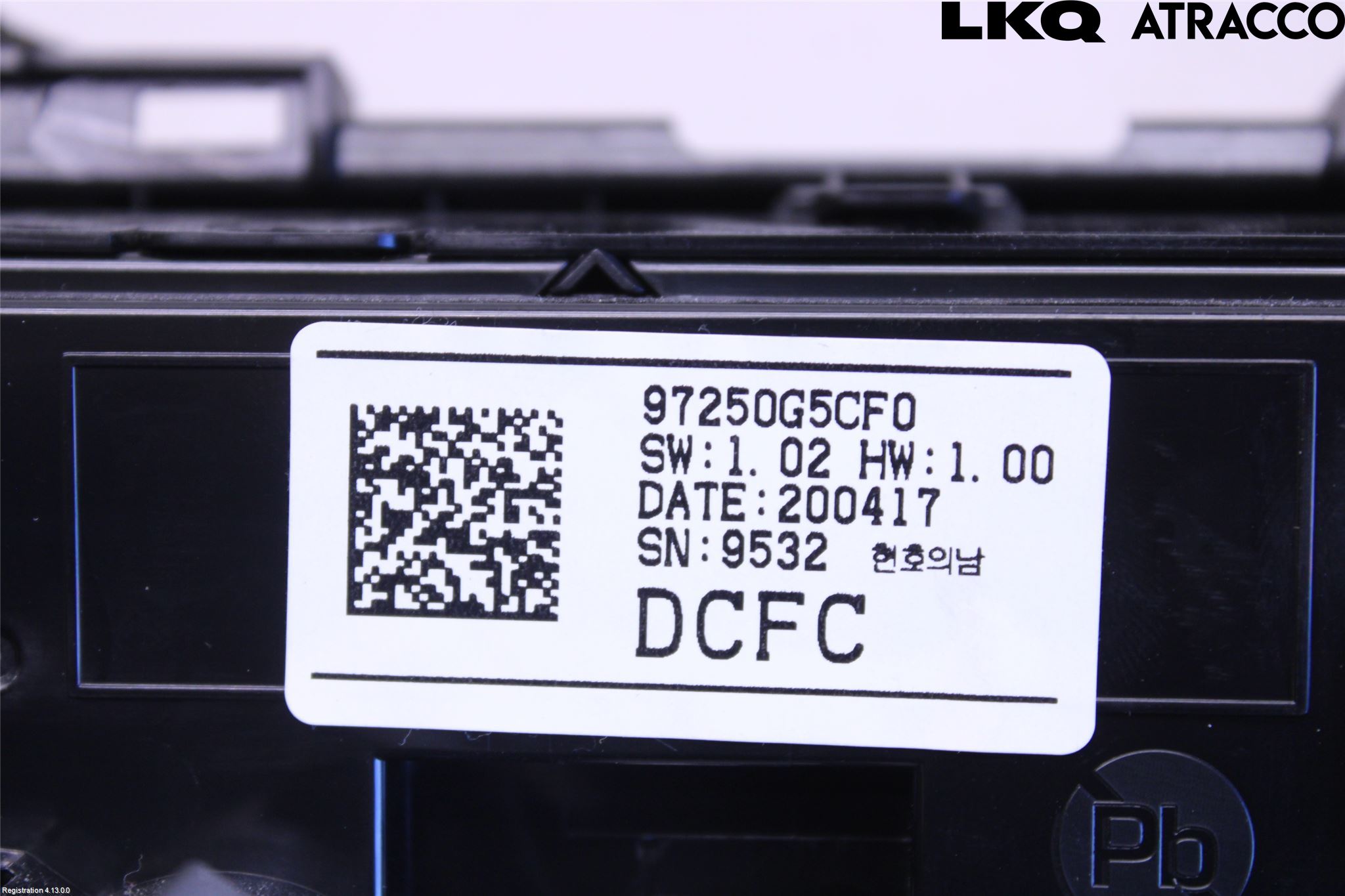 Kia NIRO (DE) 17-22 Varme Ac Betjening-Display