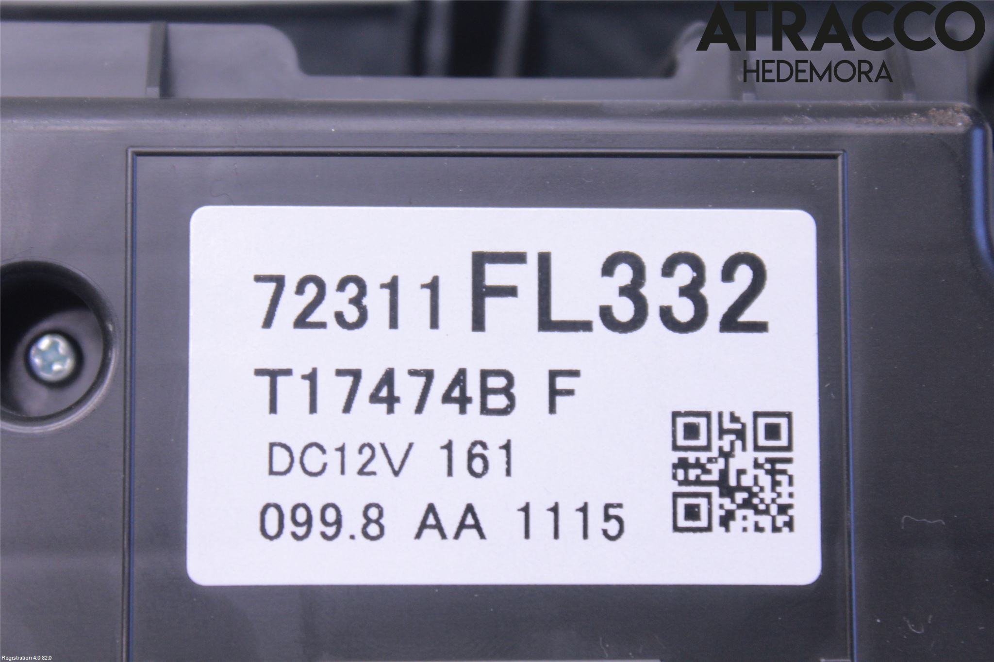 Subaru XV 18-22 Varme Ac Betjening-Display