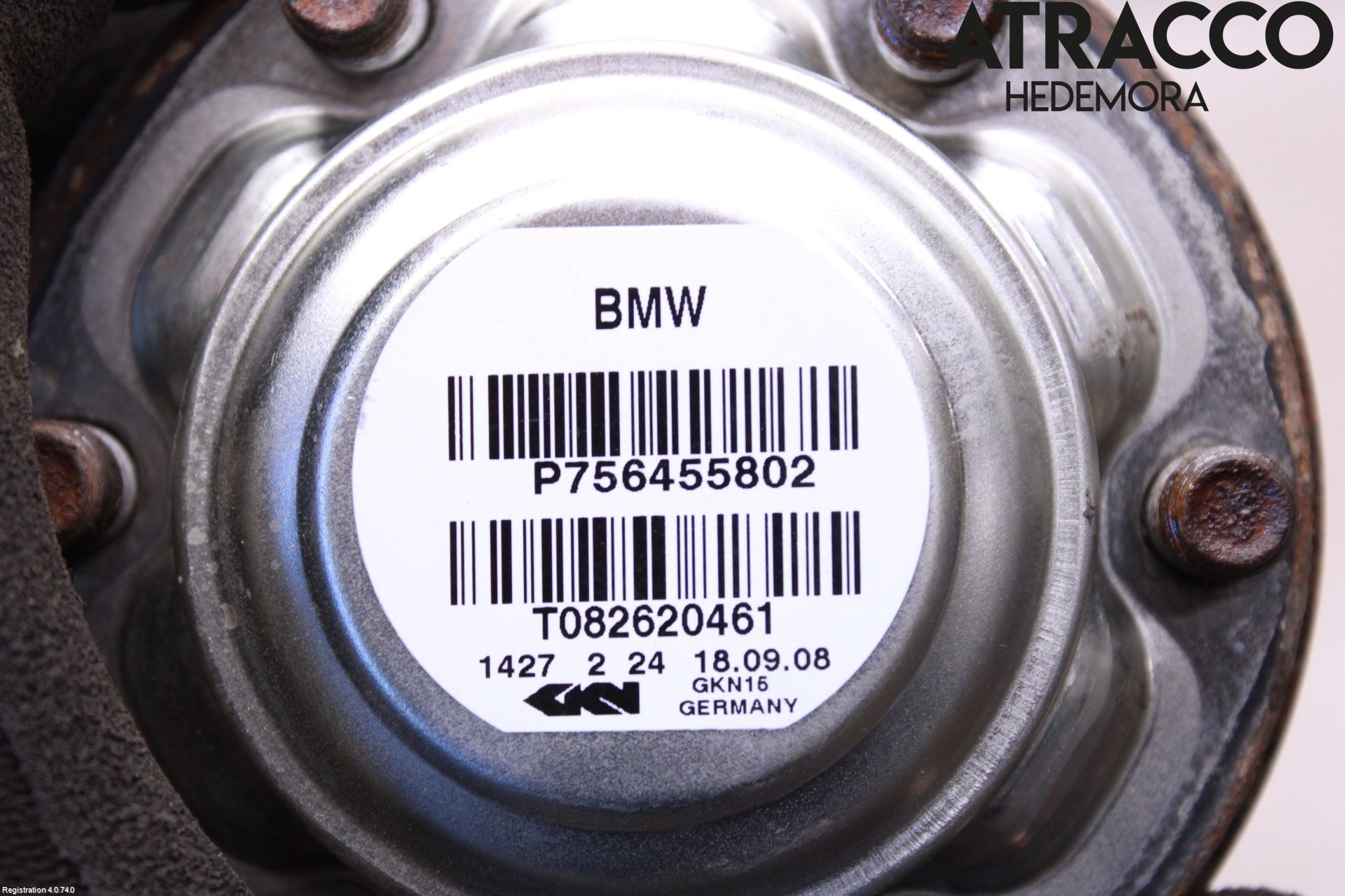 BMW X6 E71/E72   08-14 Drivaksel Bak Kompl Venstre