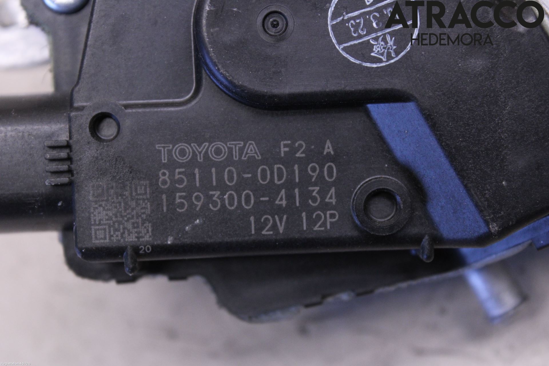 Toyota YARIS XP130 12-14 Viskermotor Frontrute
