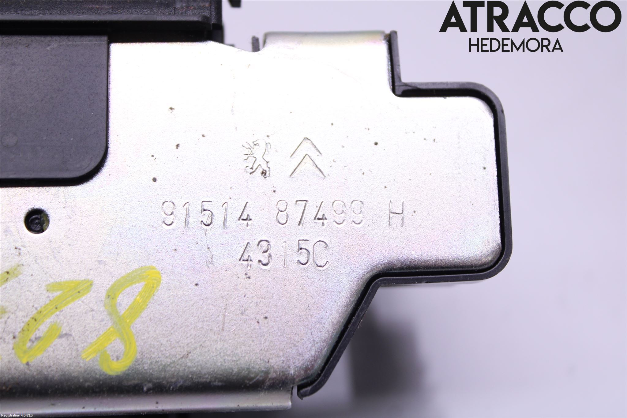 Citroen C4 II 11-18 Bakluke-Lokk Låsekasse