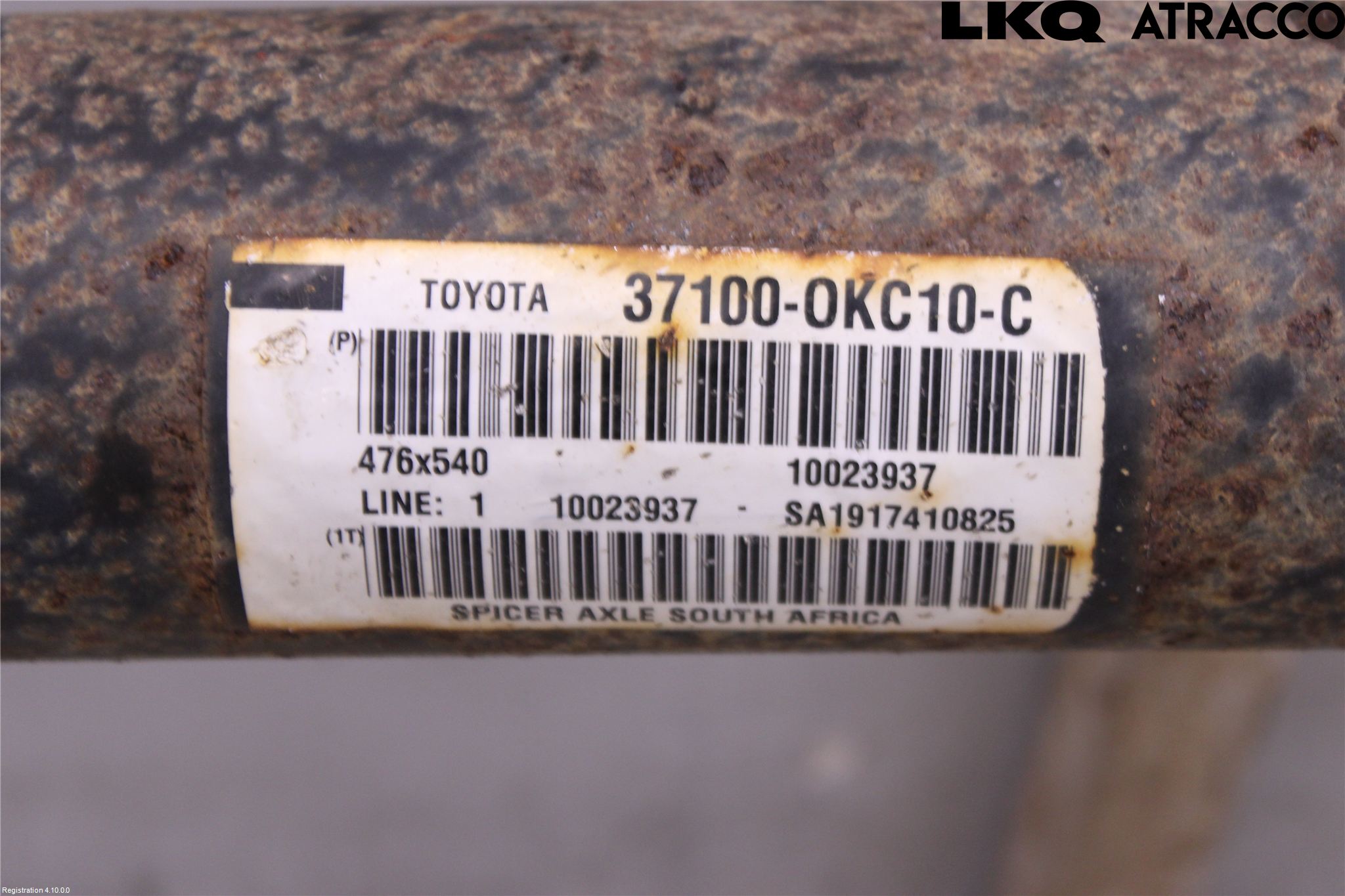 Toyota HILUX 16- Mellomaksel Kompl
