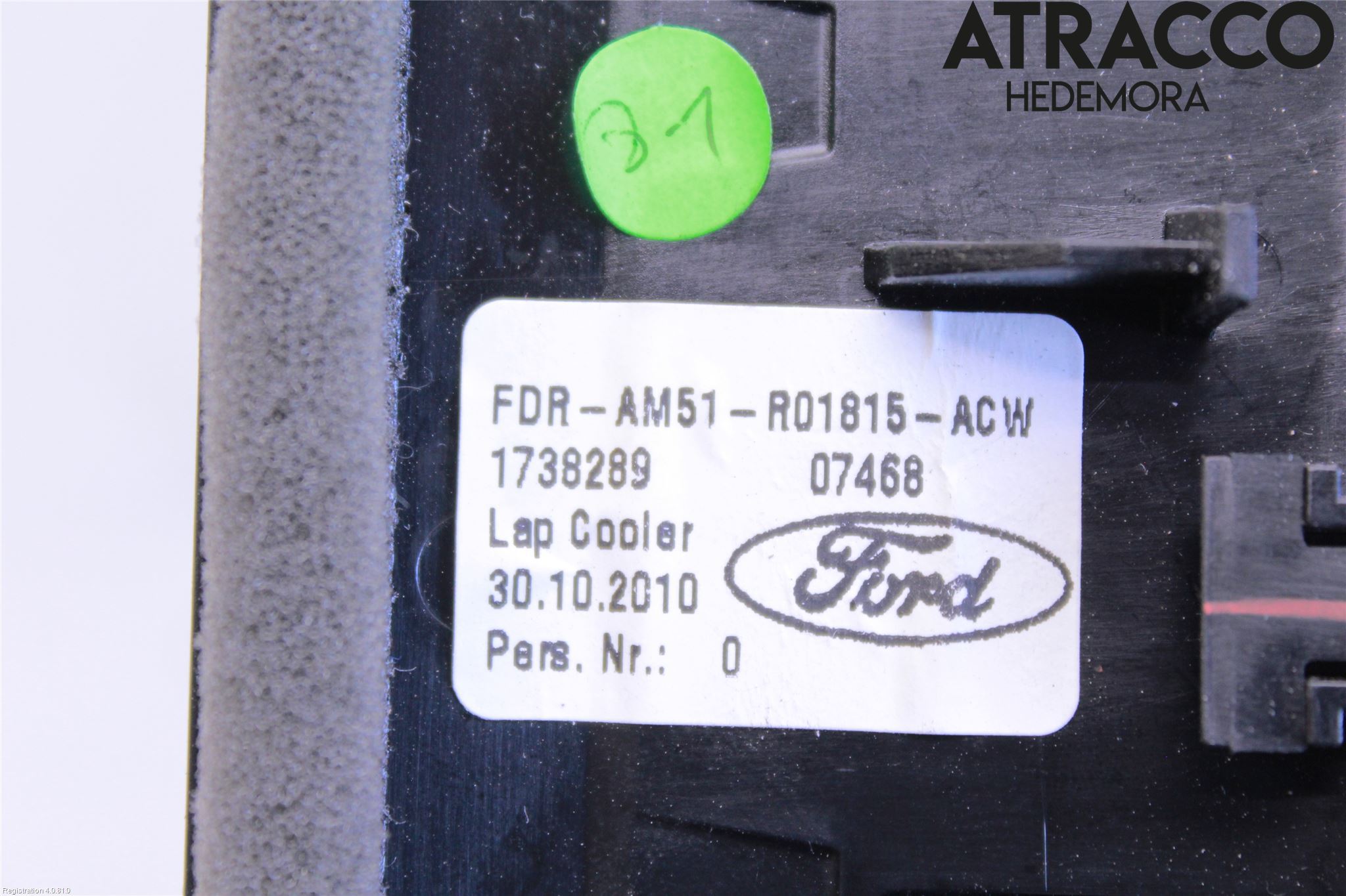 Ford GRAND C-MAX  11-14 Dashbord Kanal - Dyse
