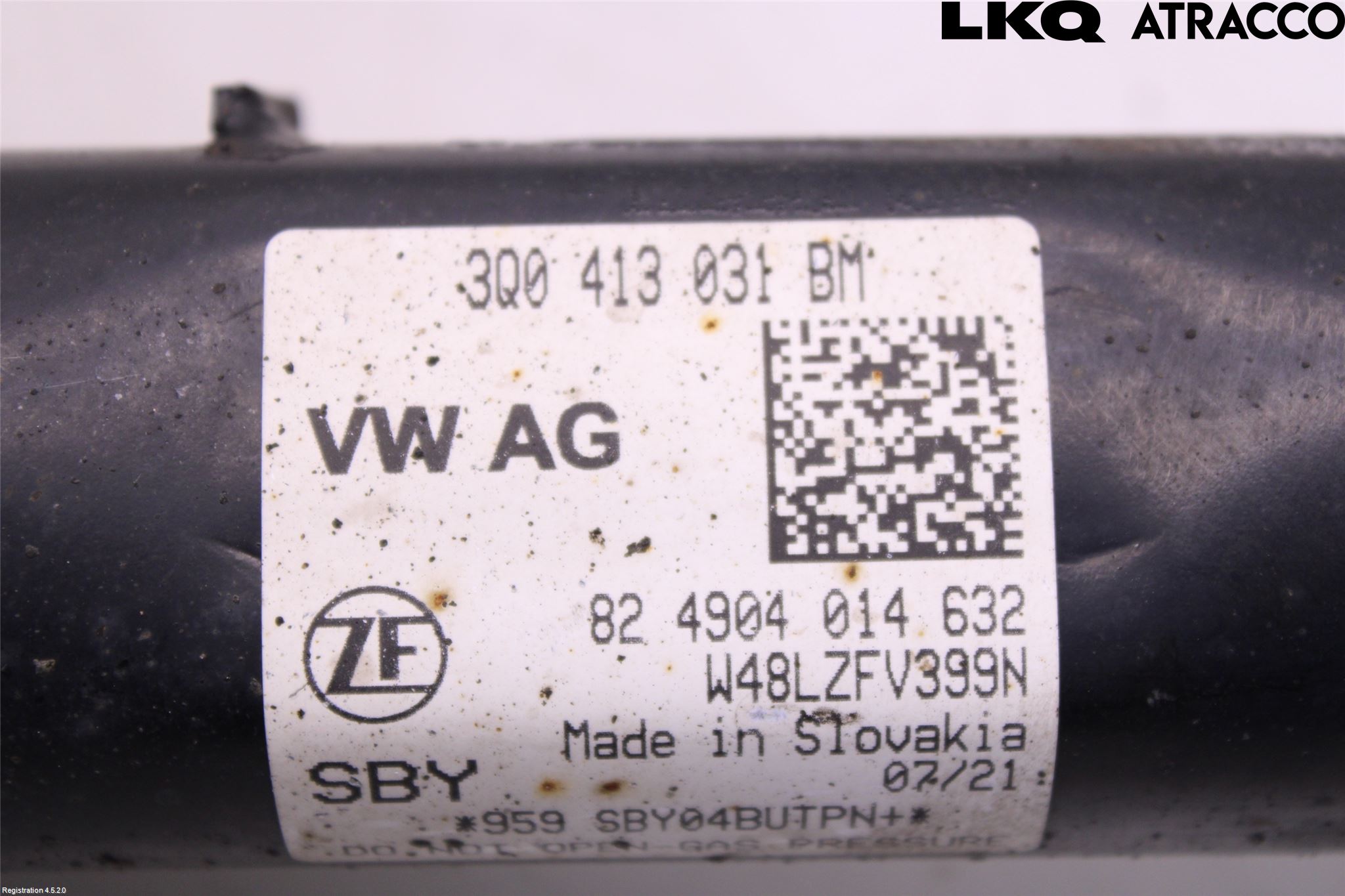 Volkswagen VW PASSAT 15-19 Fjærbein Foran Høyre