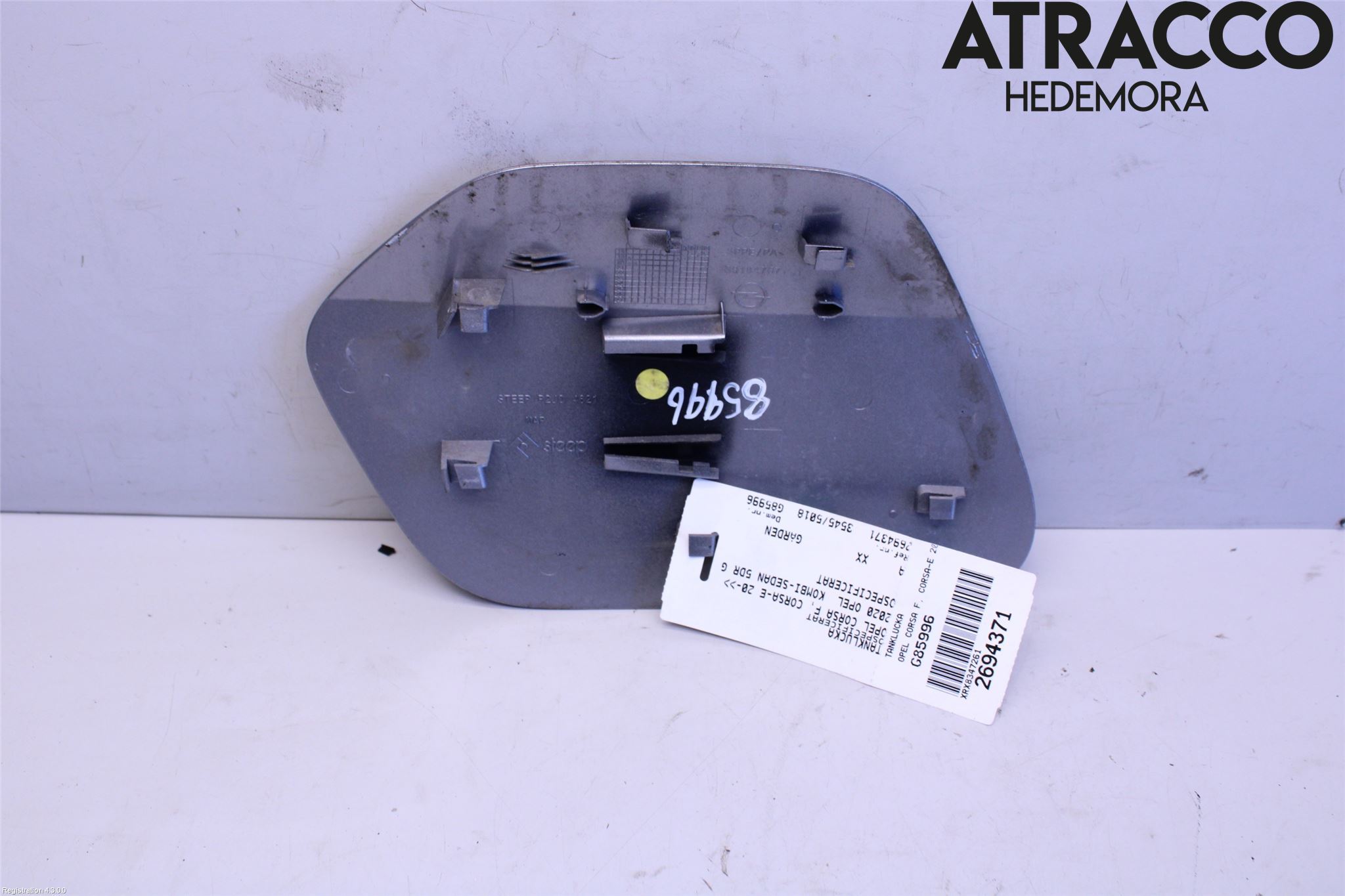 Opel CORSA F, CORSA-E 20- Drivstoff Tankluke