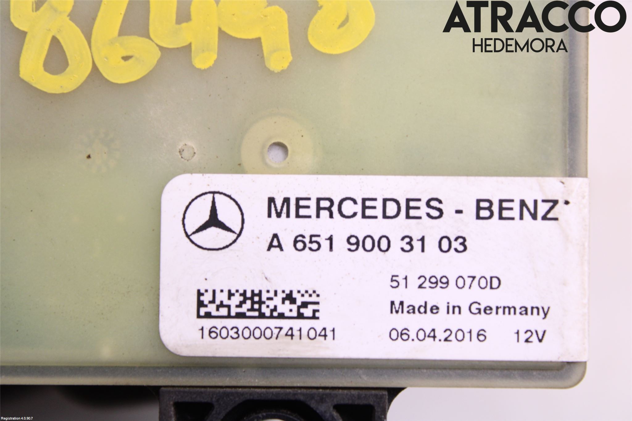Mercedes-Benz MB CLA-KLASS (C117/X117) 13-19 Rele Gløding Diesel