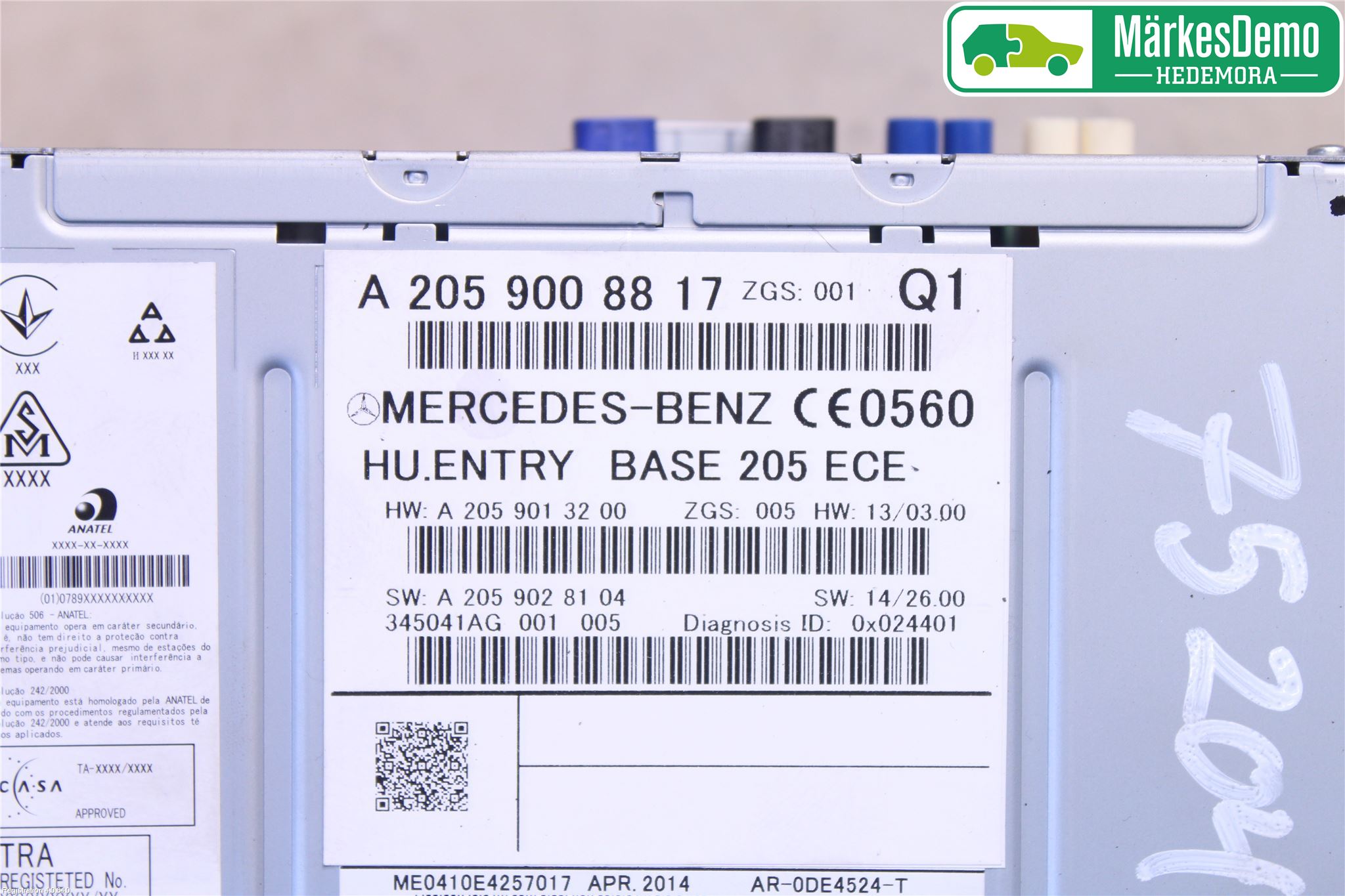 Mercedes-Benz MB VITO/V-KLASS (W640,W447,W448) 14- Stereo Radio Med Cd
