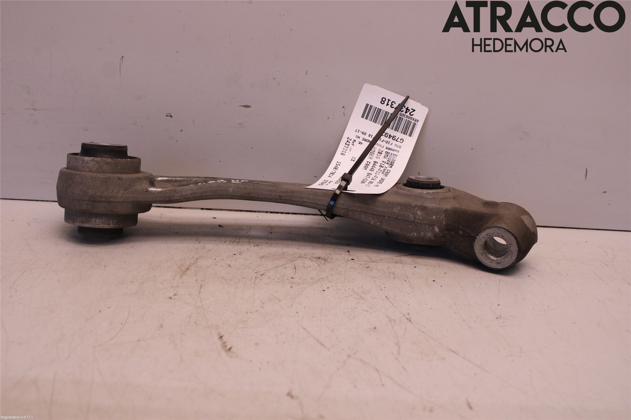 BMW 5 F10/F11/F18 09-17 Bærearm Foran Høyre Nedre