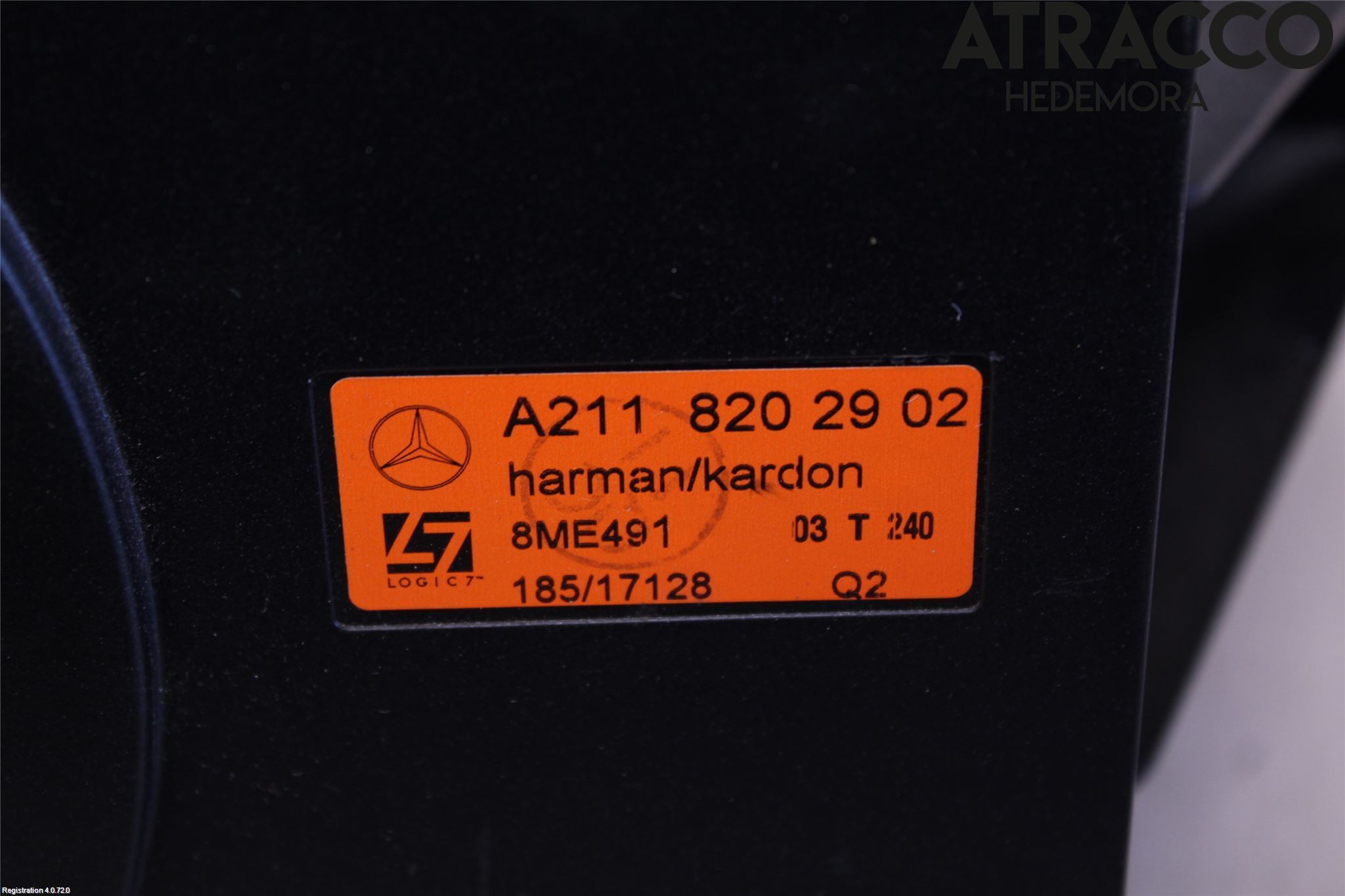 Mercedes-Benz MB E-KLASS (W211) 02-09 Innr Høyttaler