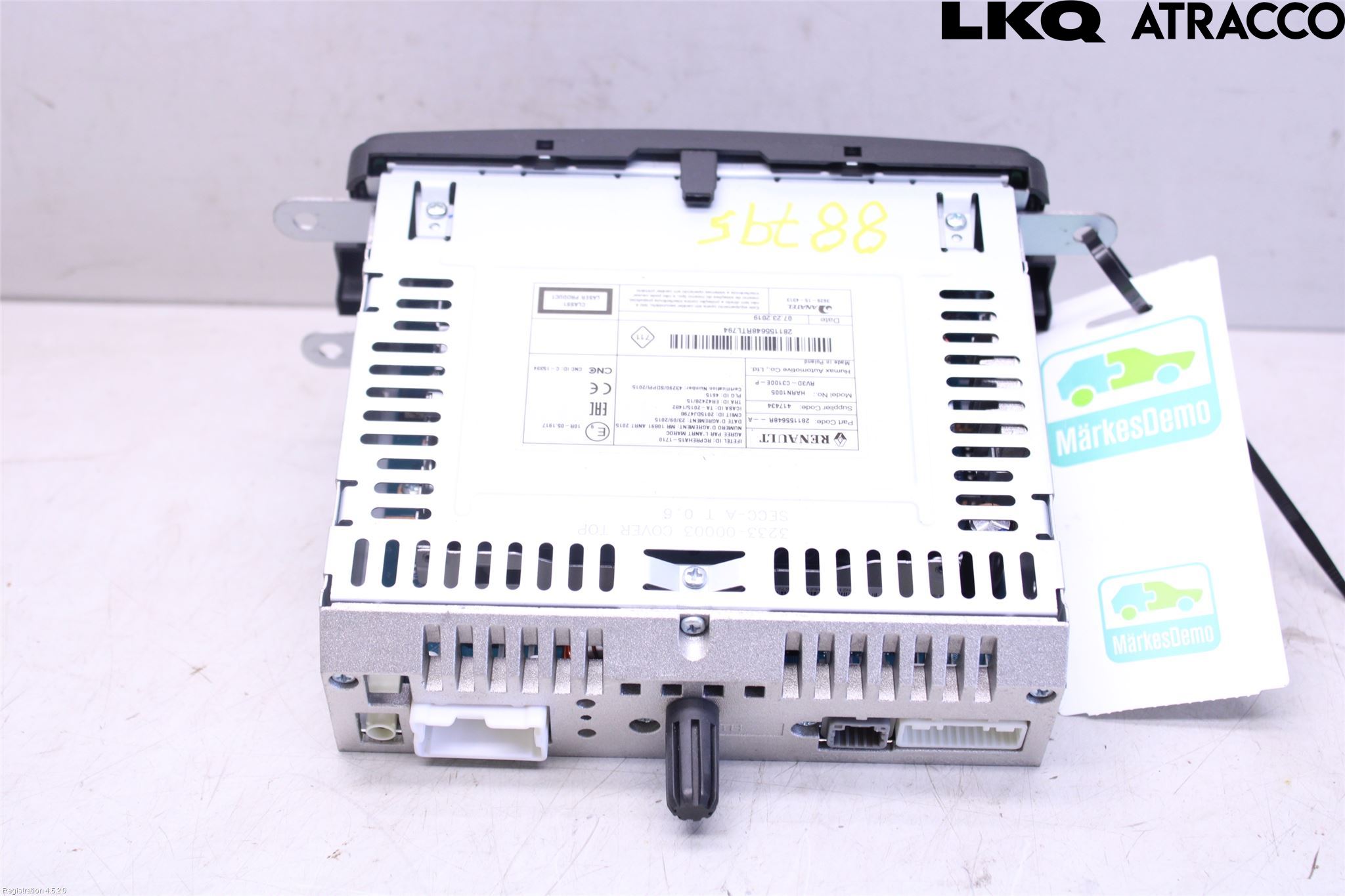 Dacia DUSTER 18-24 Stereo Radio Med Cd