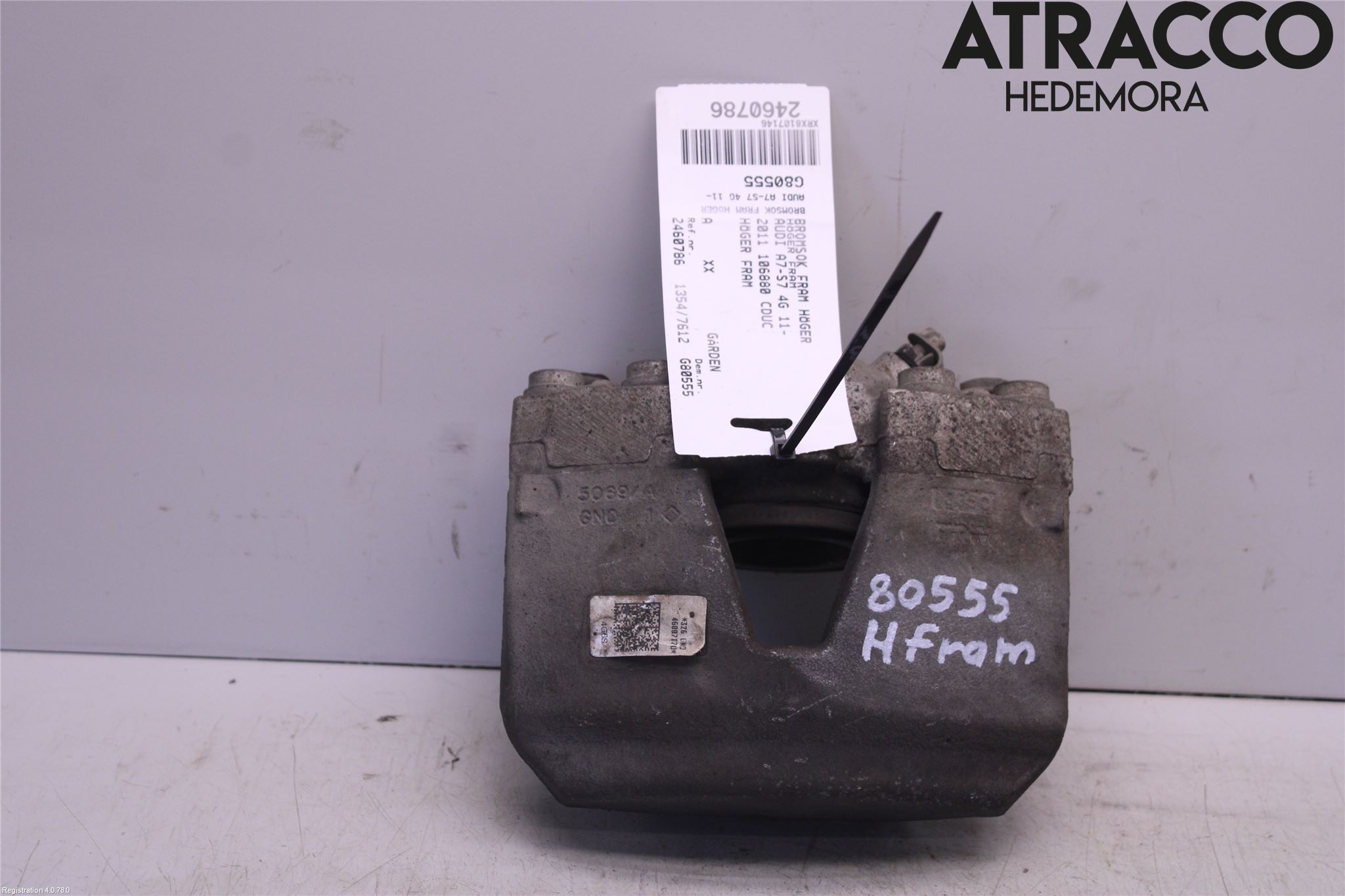 Audi A7/S7 4G 11-17 Bremsecaliper Foran Høyre