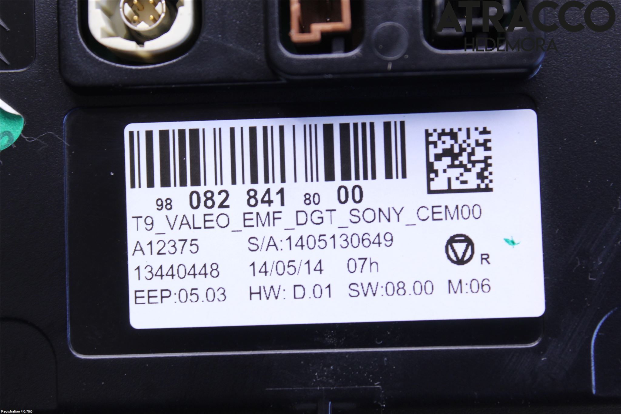 Peugeot 308 14-21 Multifunktionsdisplay