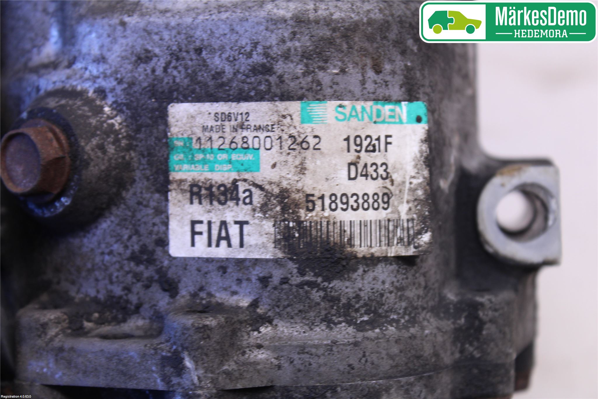 Fiat DOBLO CARGO Varme Ac Kompressor