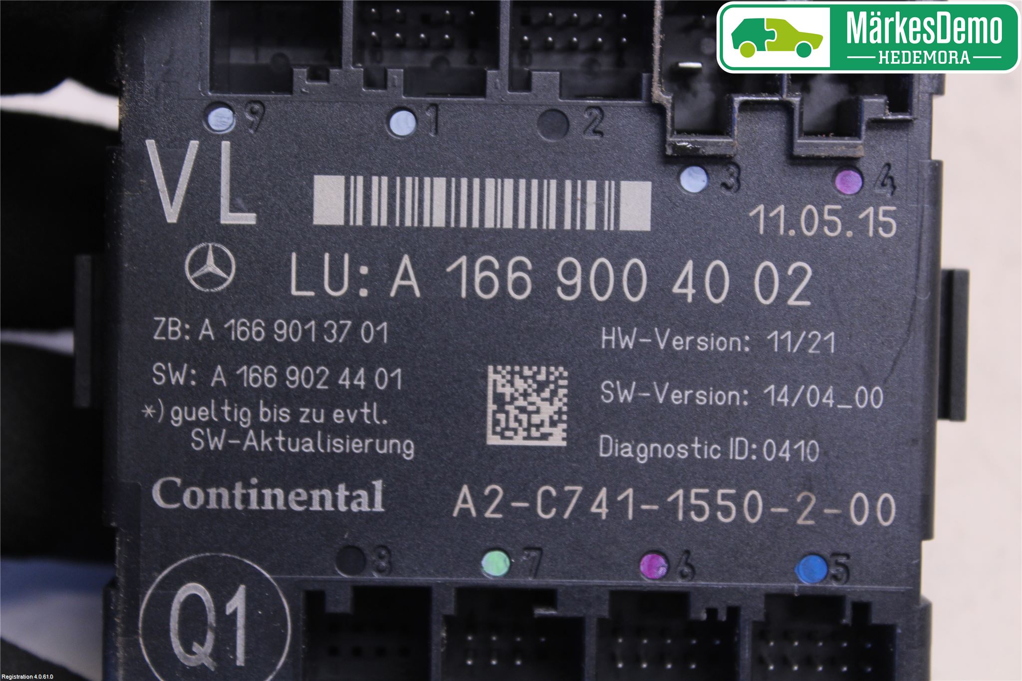 Mercedes-Benz MB ML/GLE-KLASS (W166) 12-18 Styreenhet Dør