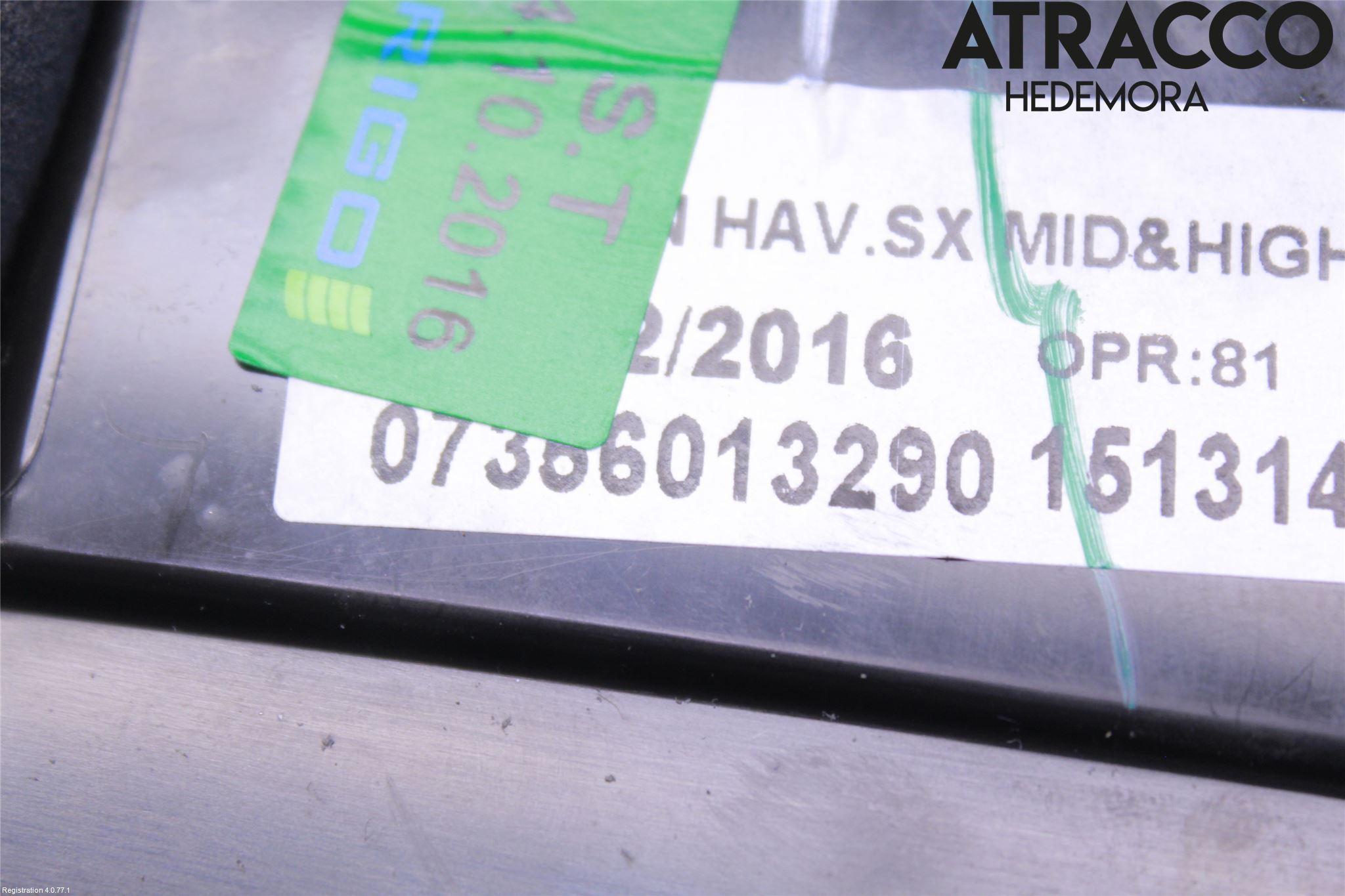 Fiat TIPO/CROSS 16- Dashbord Kanal - Dyse