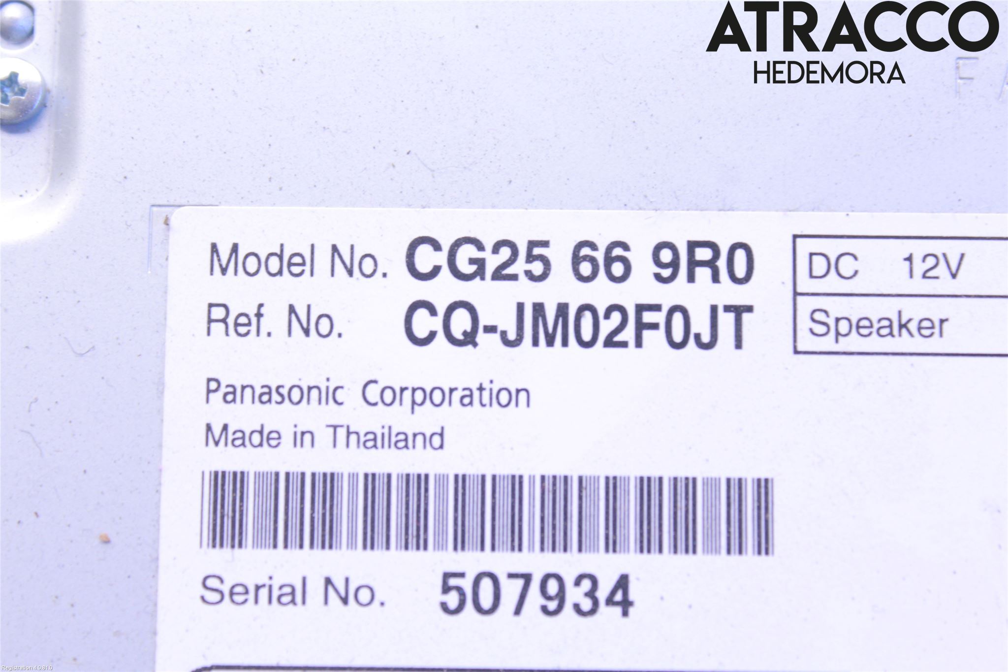Mazda 5 10-18 Stereo Radio Med Cd