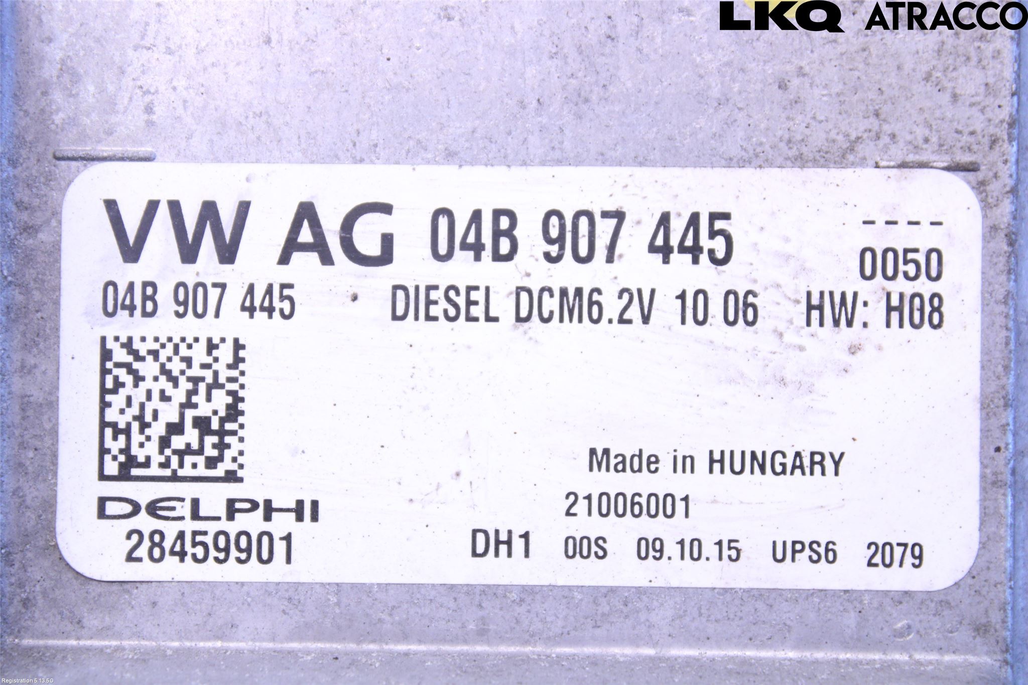 Volkswagen VW POLO 10-17 Styreenhet Dieselpumpe