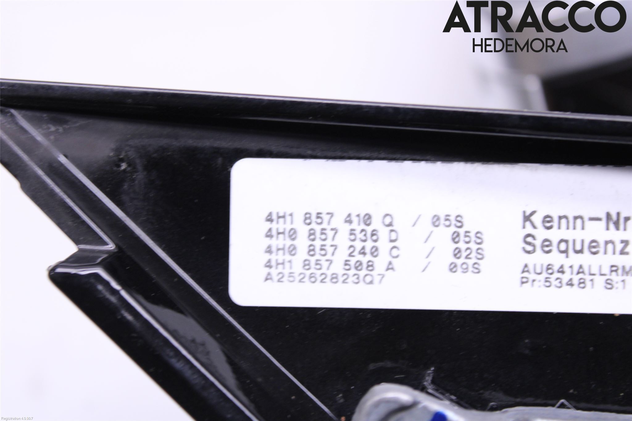 Audi A8/S8 4H 10-17 Speil H M-El Justering