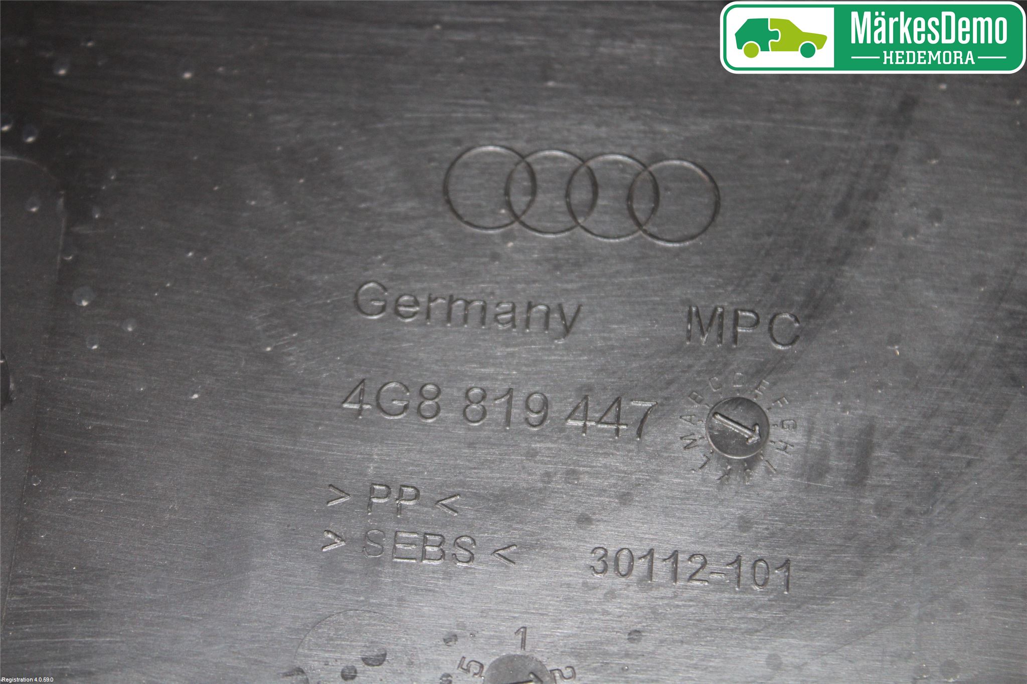 Audi A6 ALLROAD 12-18 Visker Deksel-Grill-Under Frr