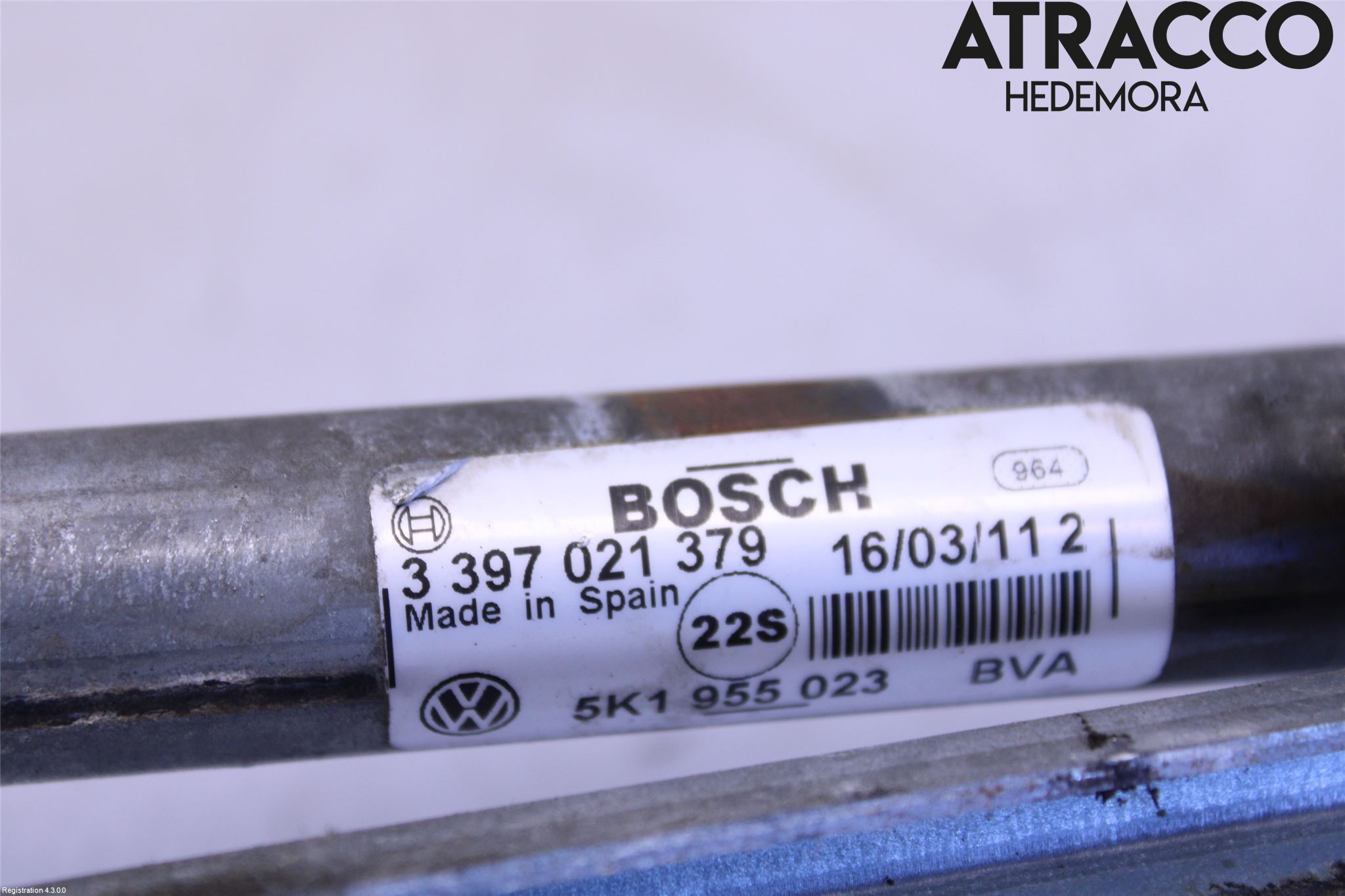 Volkswagen VW GOLF VI 09-13 Viskerarm-Armer Frontrute