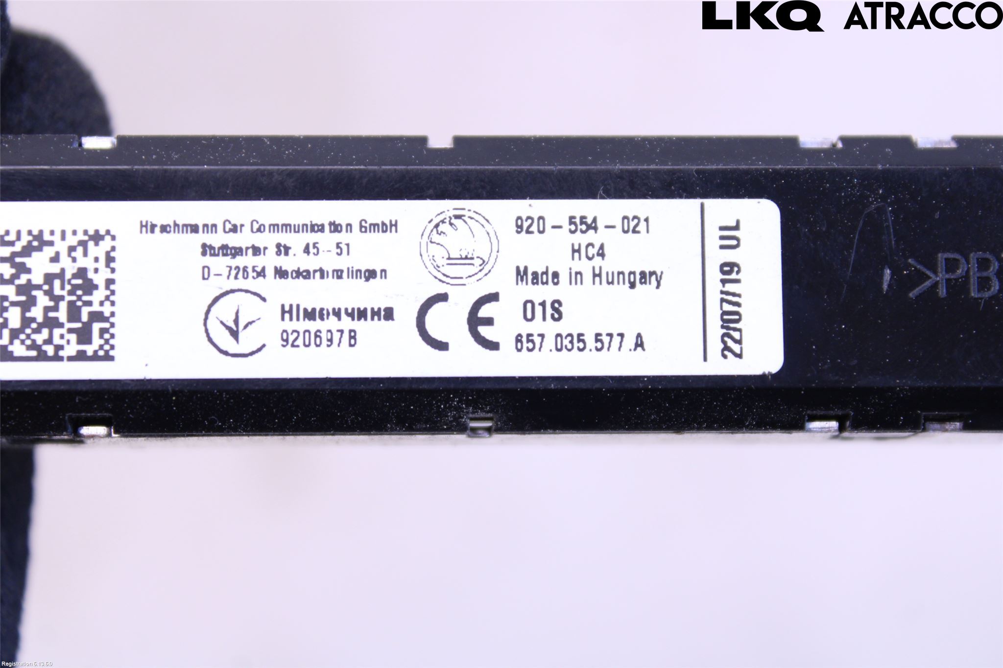 Skoda SCALA 19- Stereo Antenneforsterker