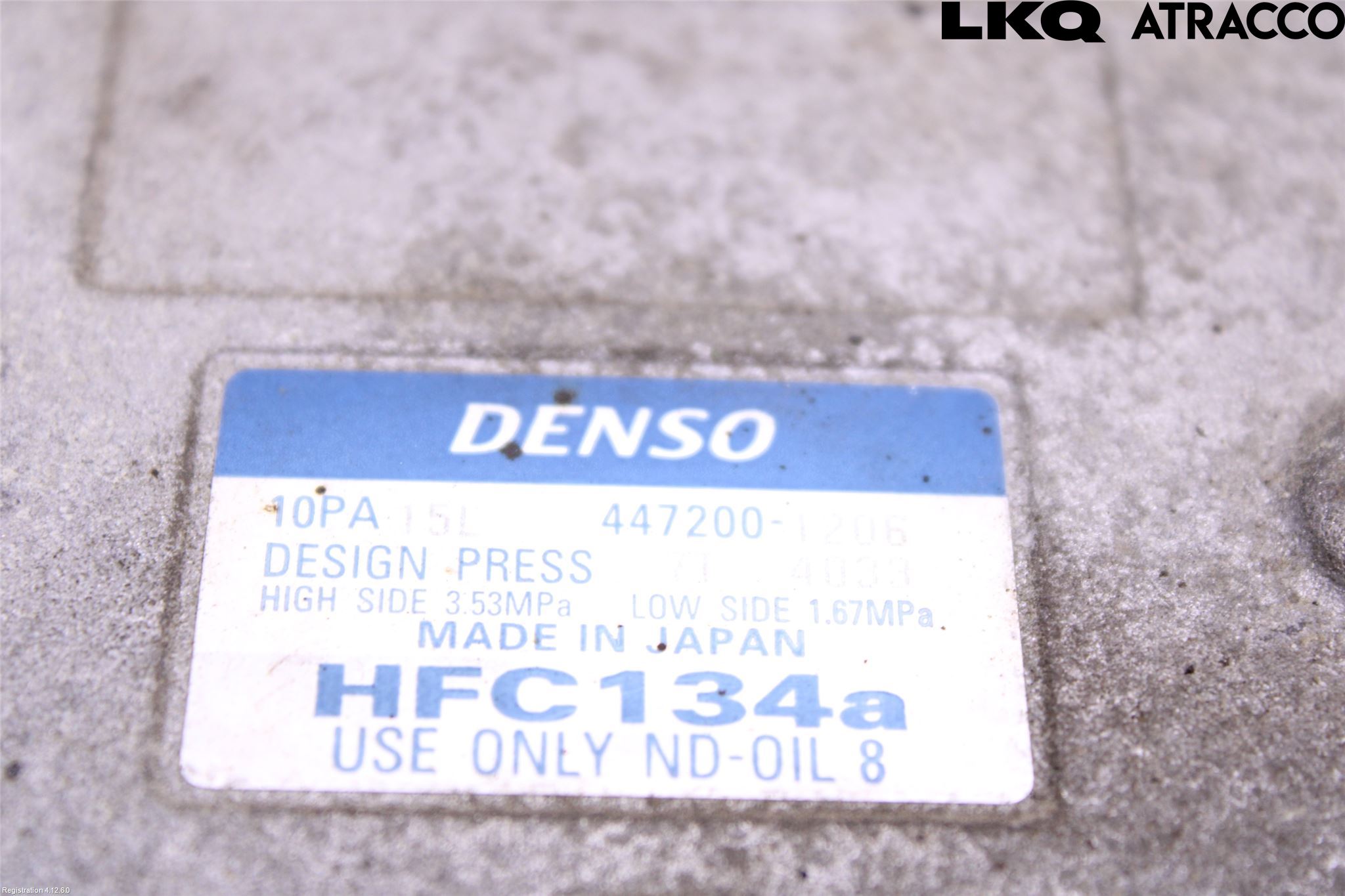 Toyota AVENSIS 98-02 Varme Ac Kompressor