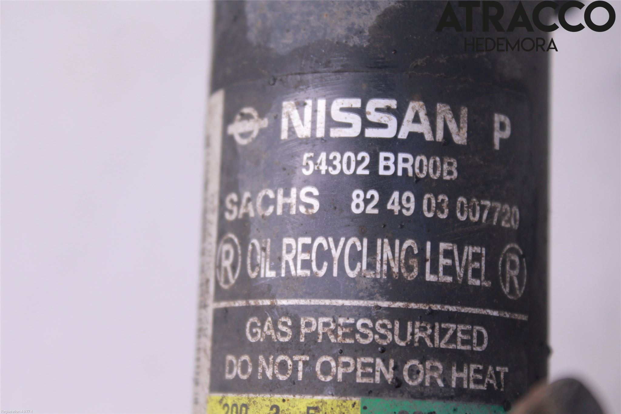 Nissan QASHQAI 10-14 Fjærbein Foran Høyre