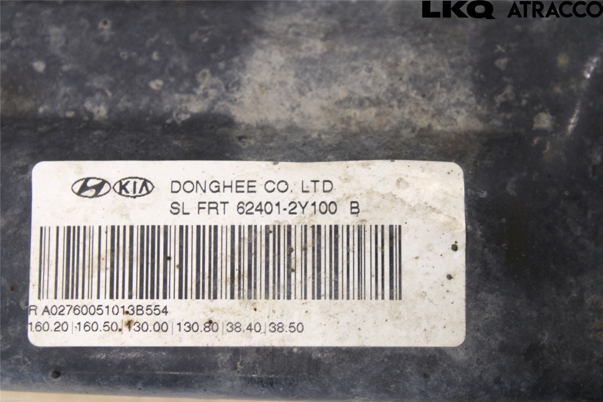 Kia SPORTAGE (SL) 11-15 Forstillingsbjelke(Tvergående)