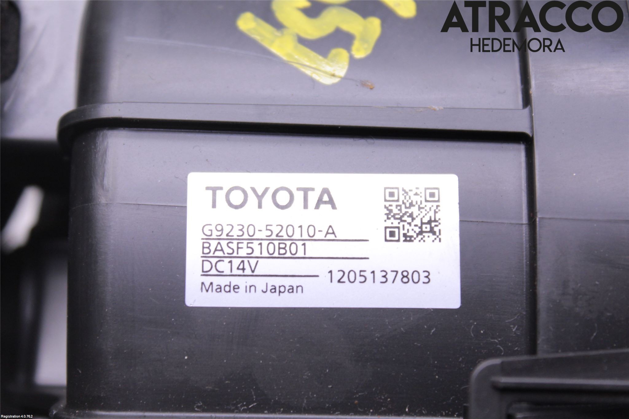 Toyota YARIS XP130 12-14 Varme Ac Varmeapparatvifte