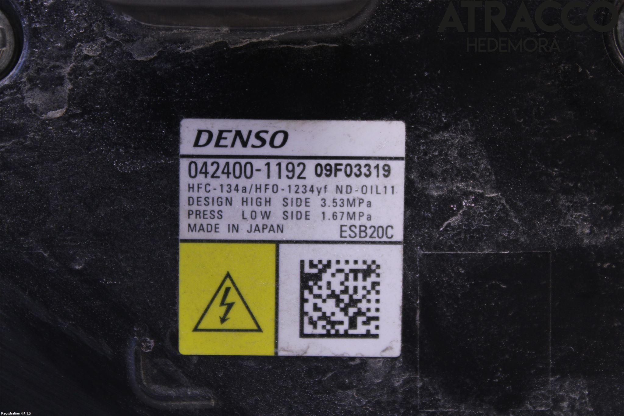 Toyota COROLLA CROSS XG10 22- Varme Ac Kompressor