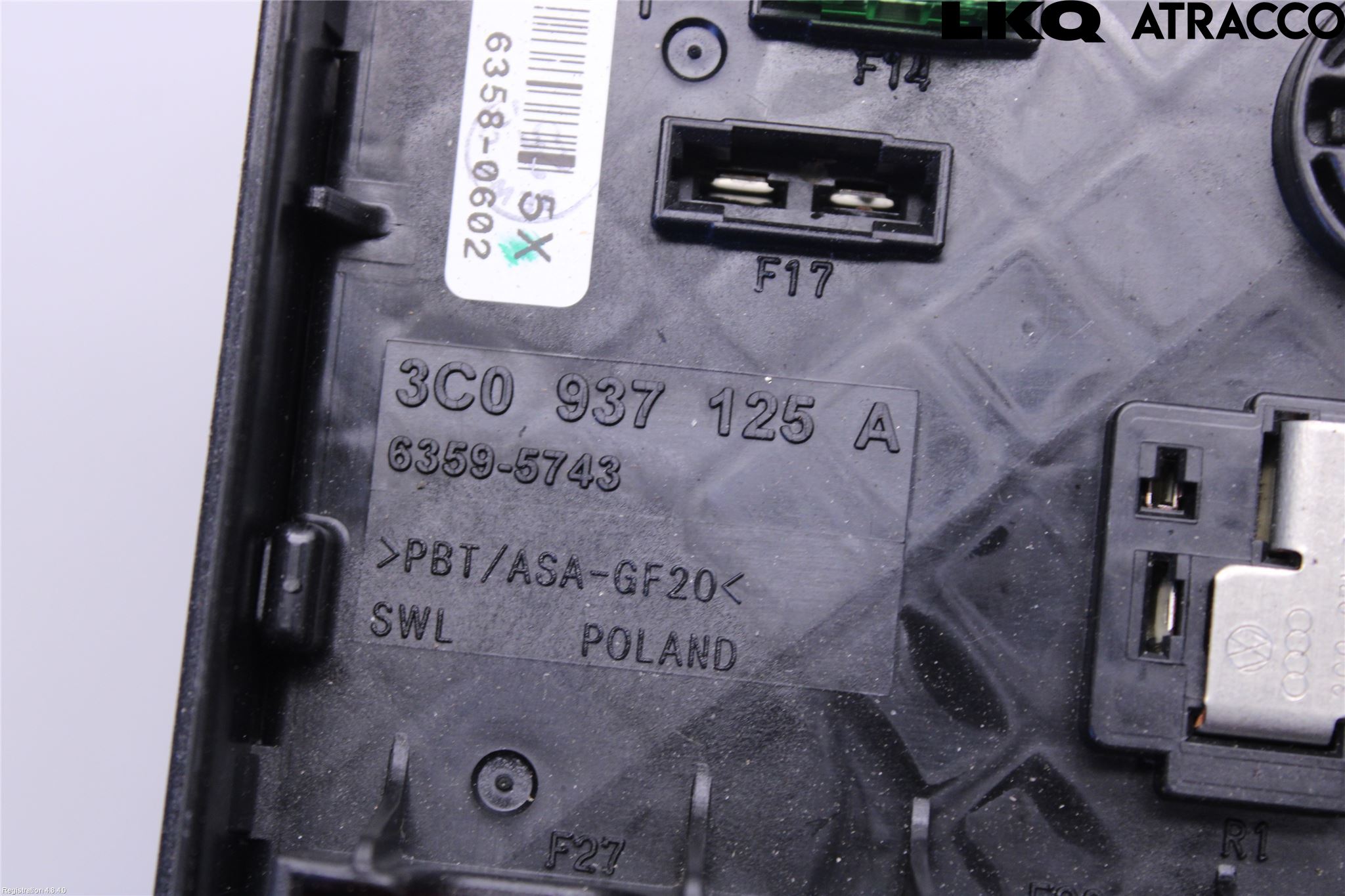 Volkswagen VW TIGUAN 07-16 Sikringsboks - Elsentral