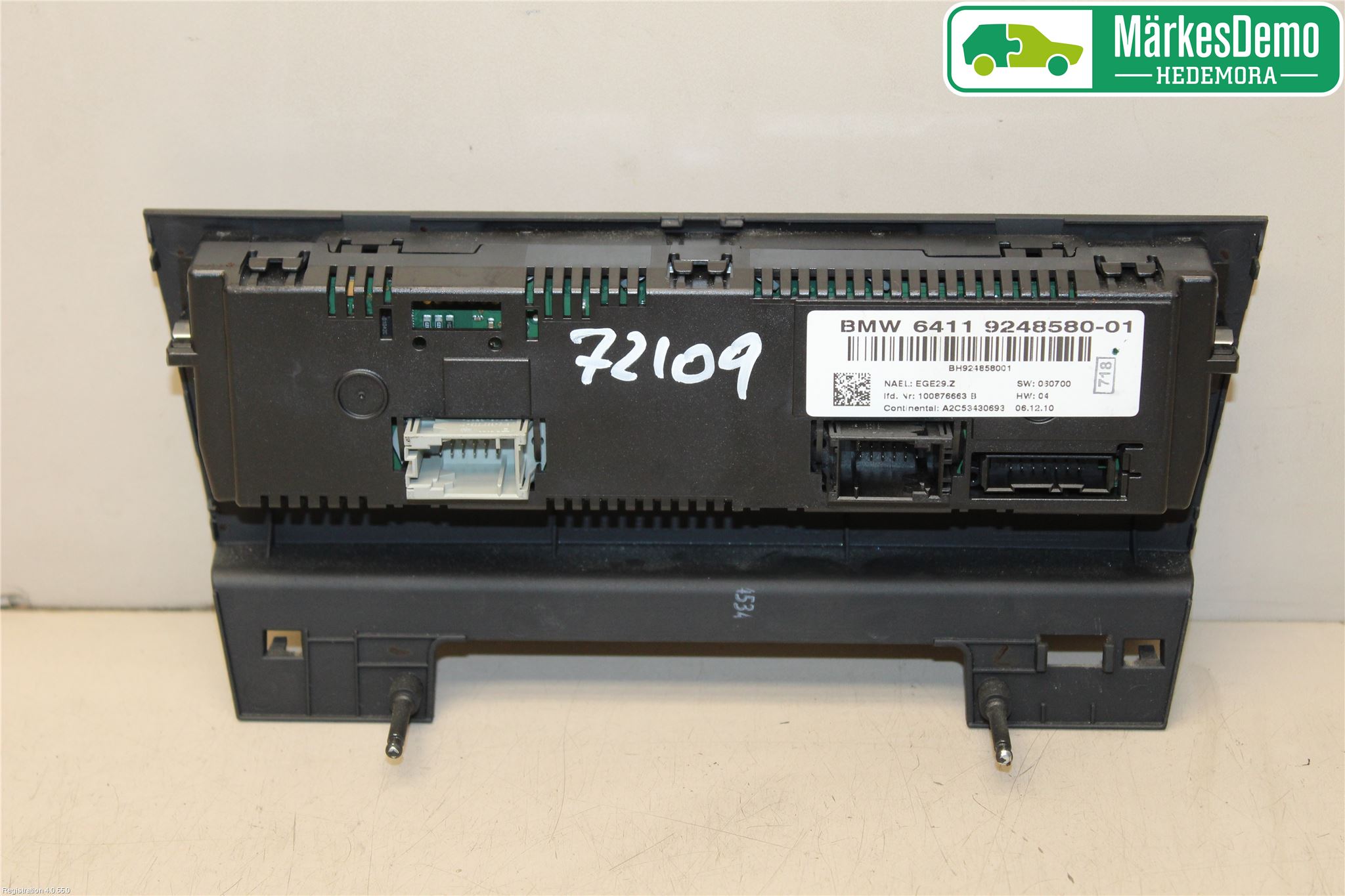 BMW X1 E84 10-15 Varme Ac Betjening-Display