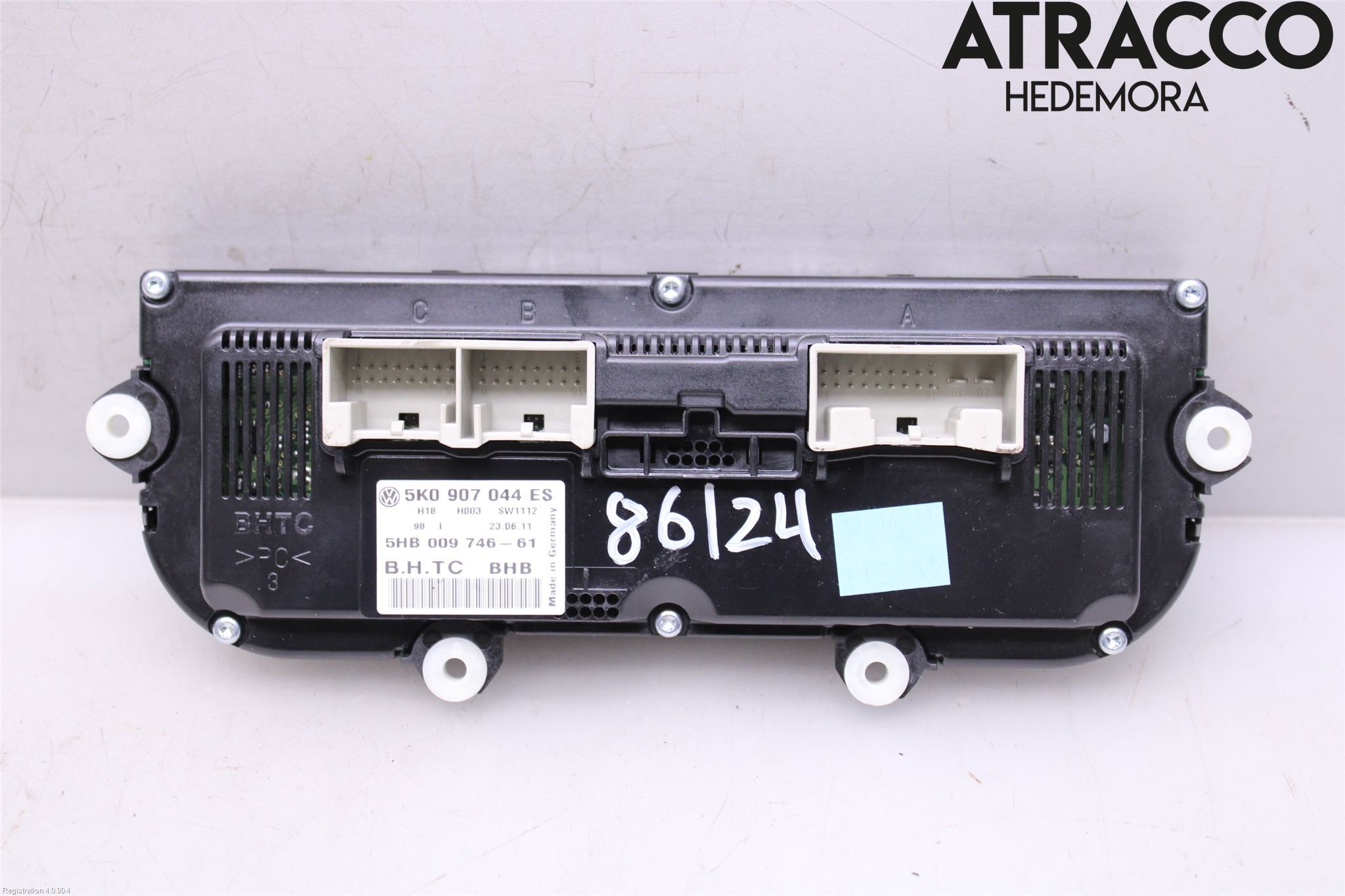 Volkswagen VW PASSAT 11-14 Varme Ac Betjening-Display