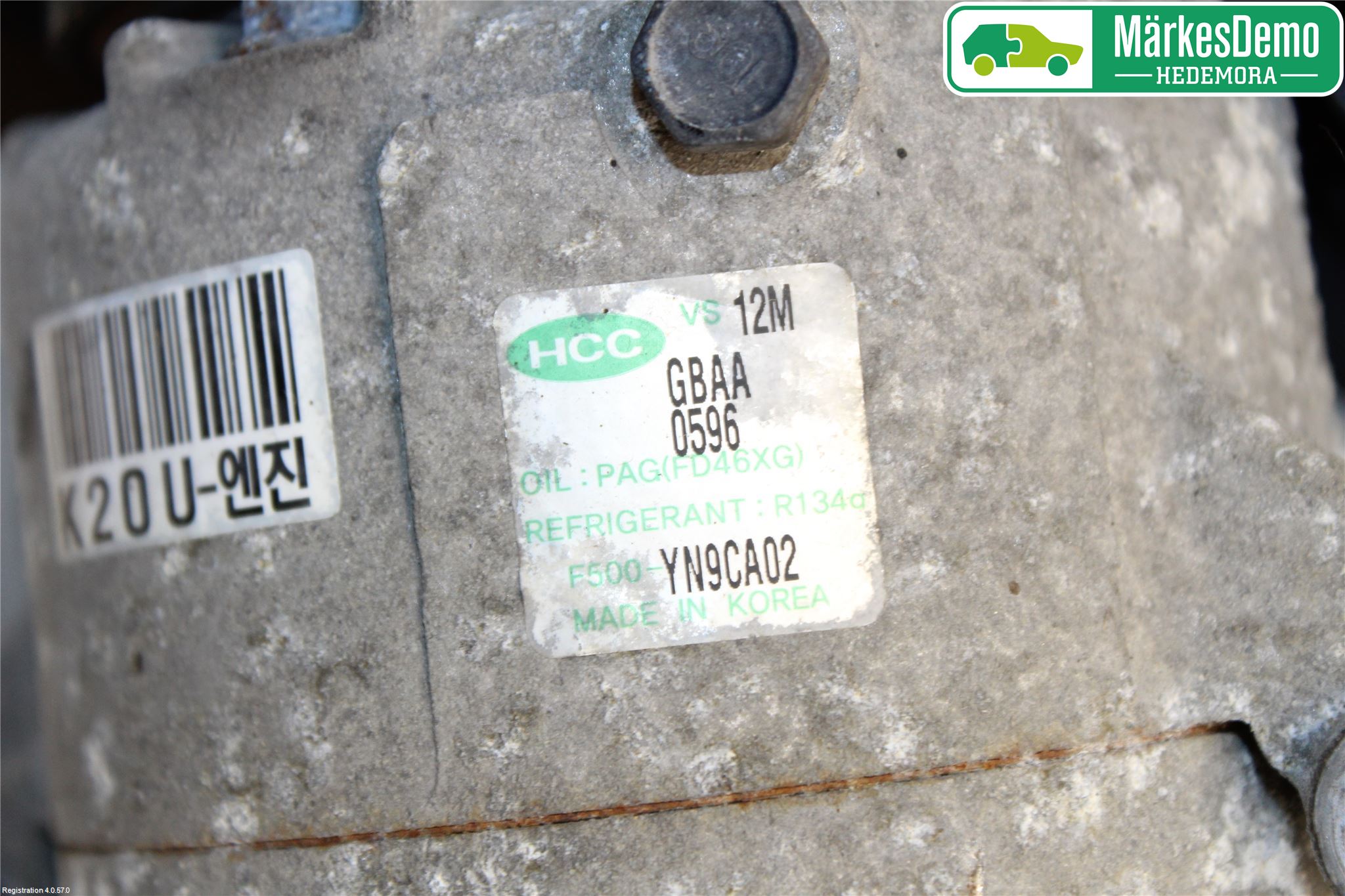 Kia VENGA 10-19 Varme Ac Kompressor