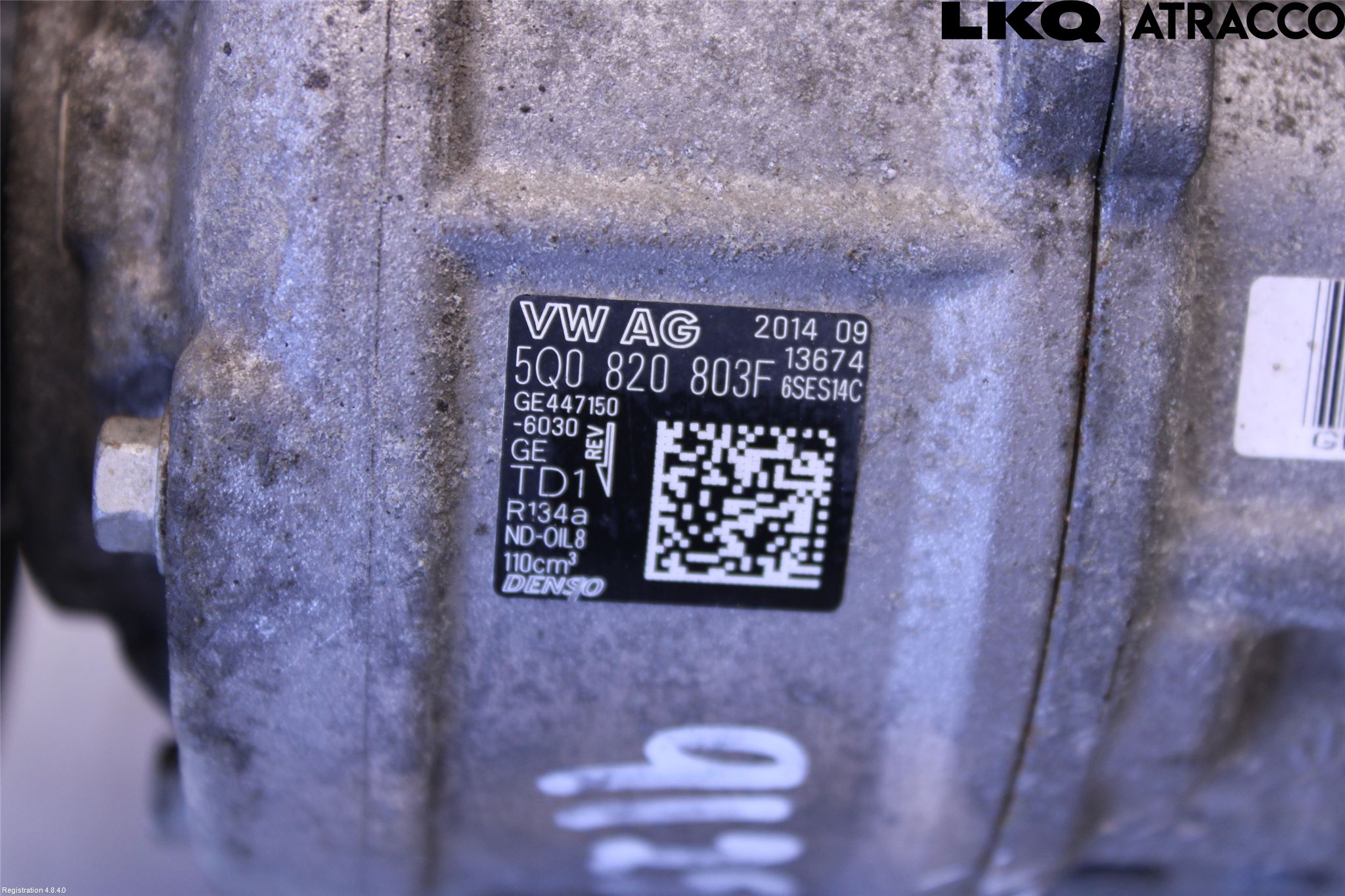 Volkswagen VW PASSAT 15-19 Varme Ac Kompressor