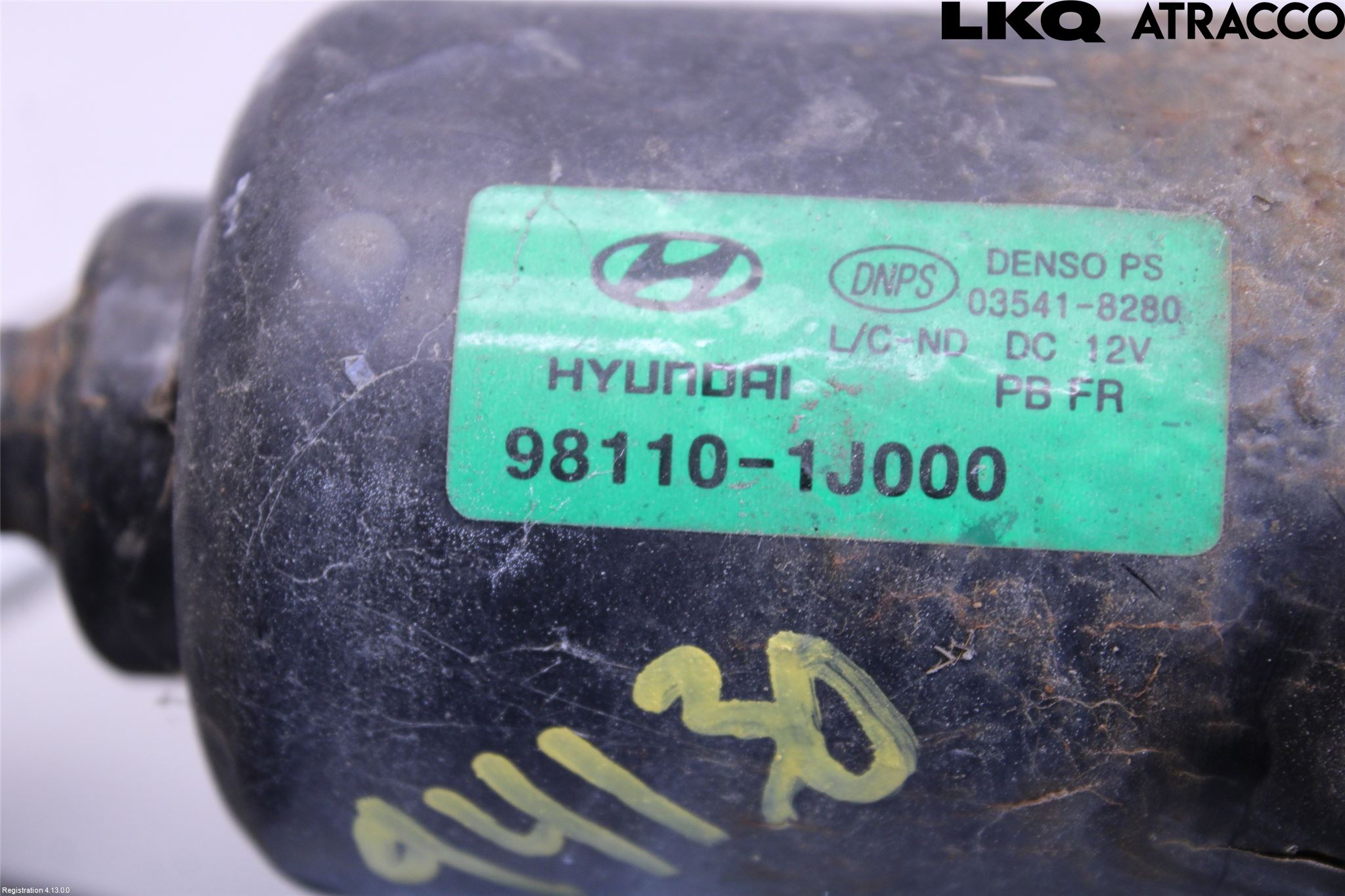Hyundai i20 PB 09-14 Viskermotor Frontrute